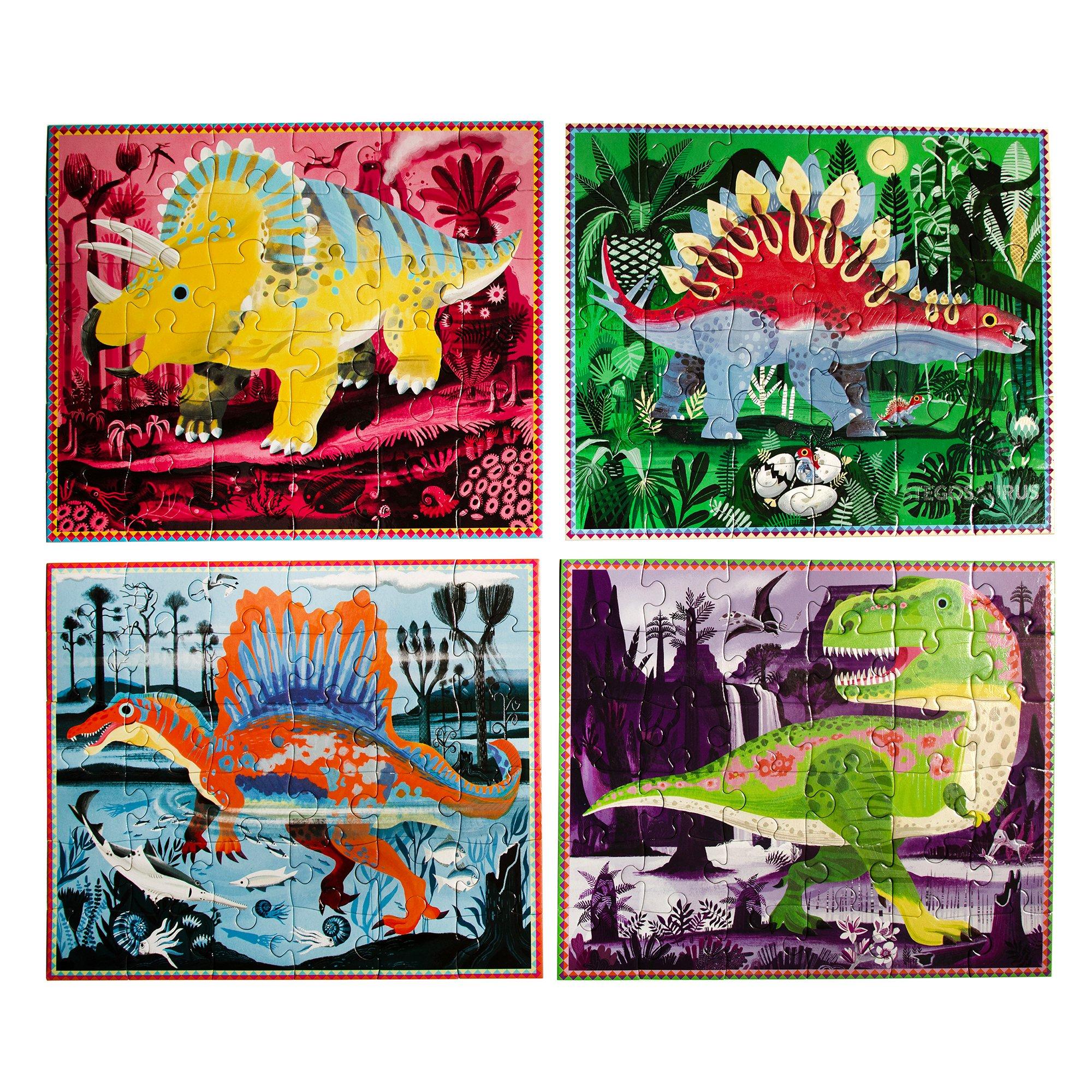 Dinosaurs Ready to Learn 36 Piece 4 Puzzle Set image number 2
