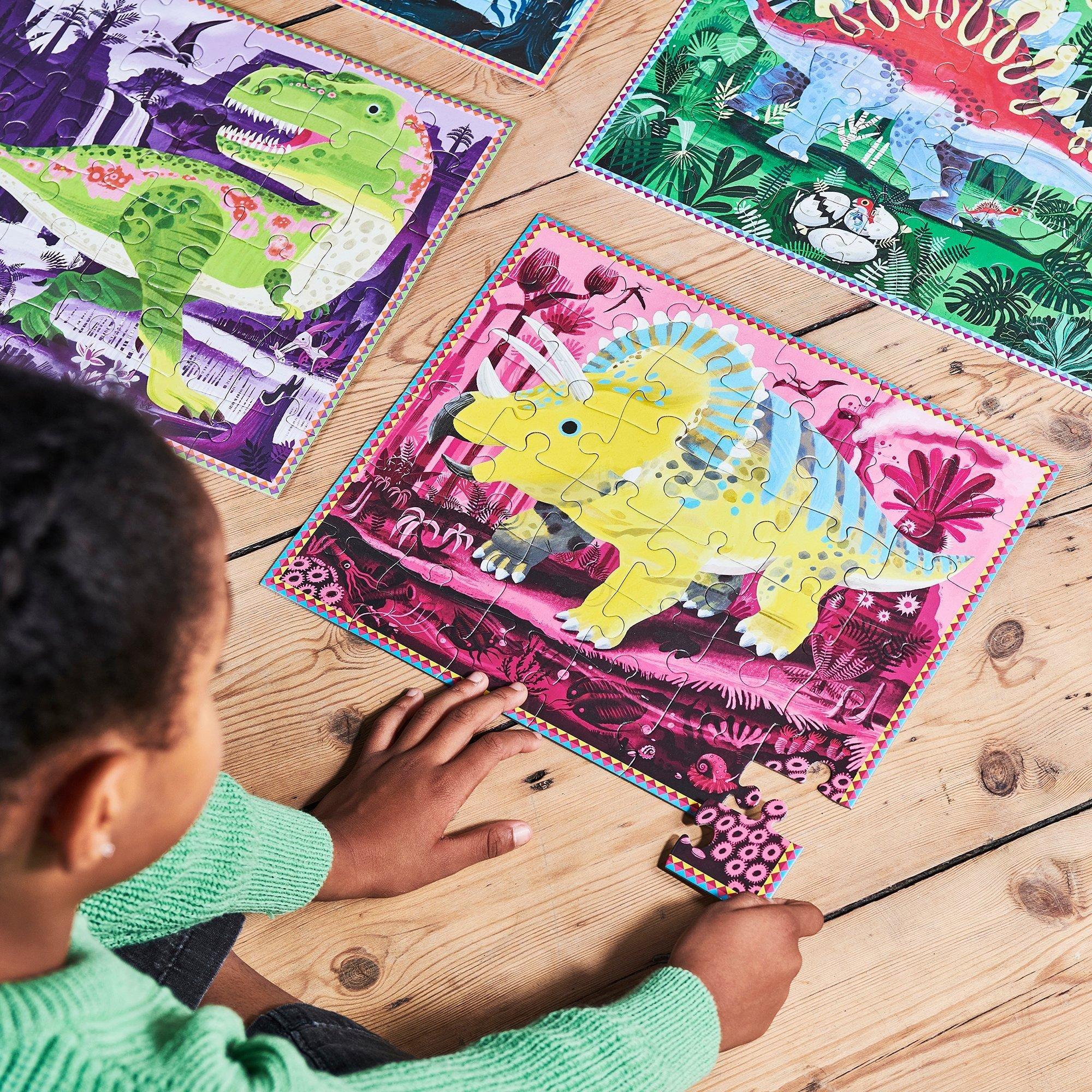 Dinosaurs Ready to Learn 36 Piece 4 Puzzle Set image number 3