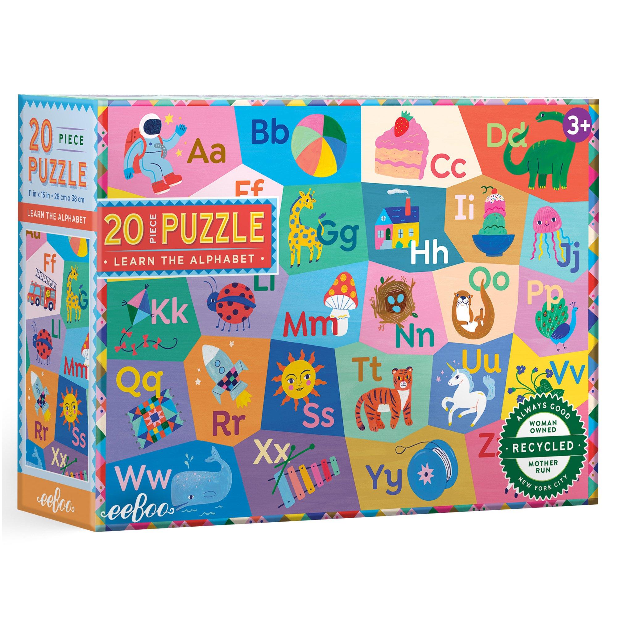 20 Piece Puzzle: Learn the Alphabet