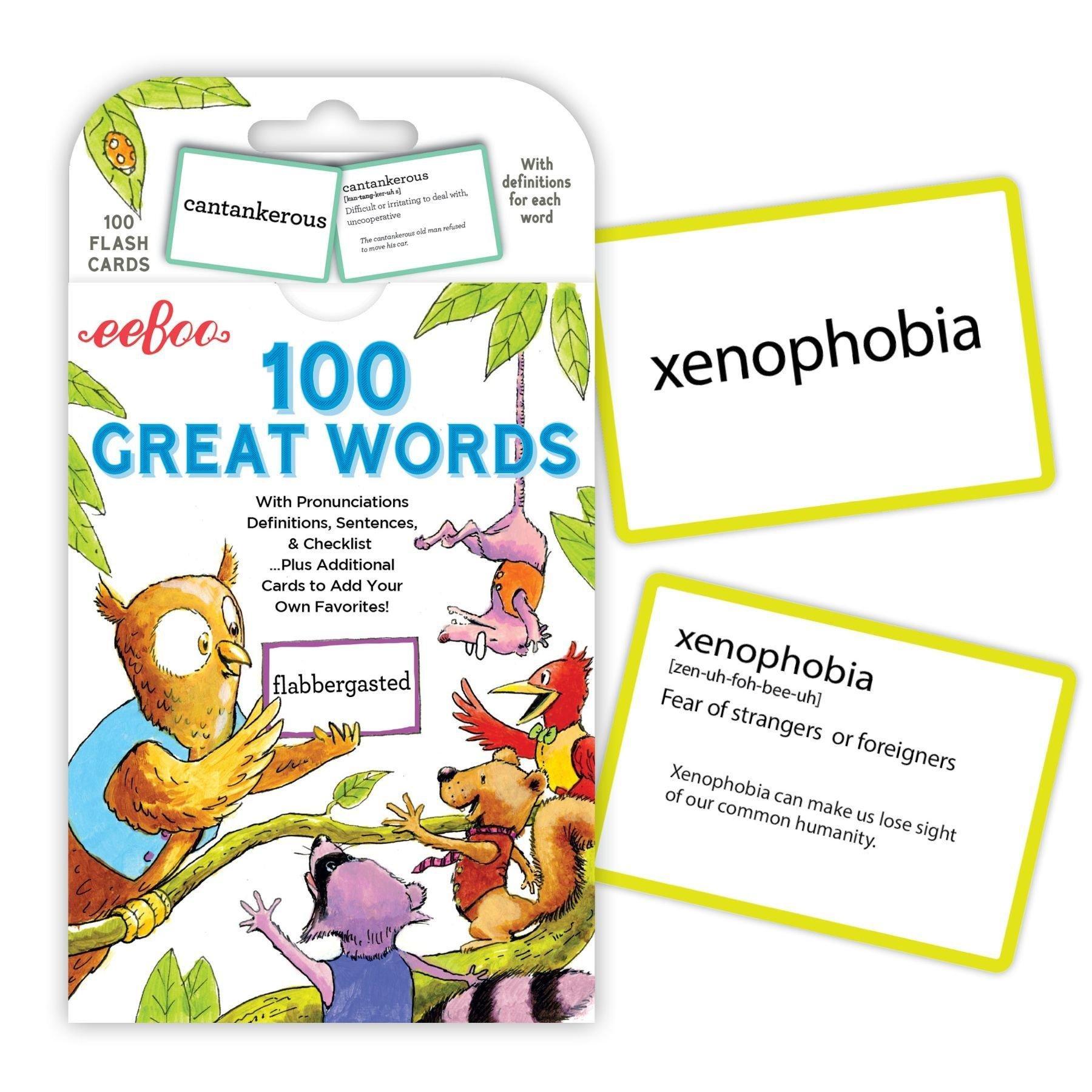 100 Great Words Flash Cards image number 2