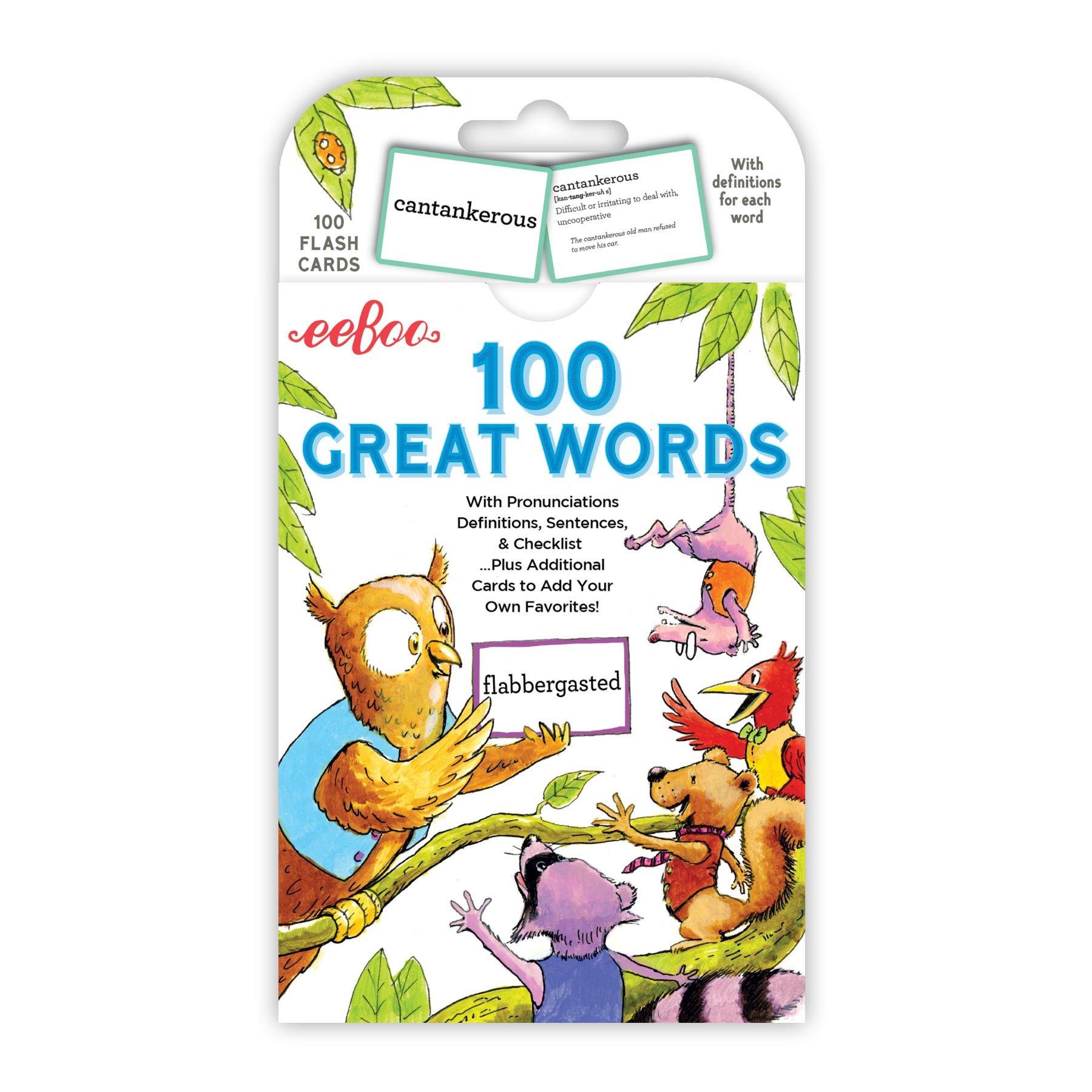 100 Great Words Flash Cards image number 1