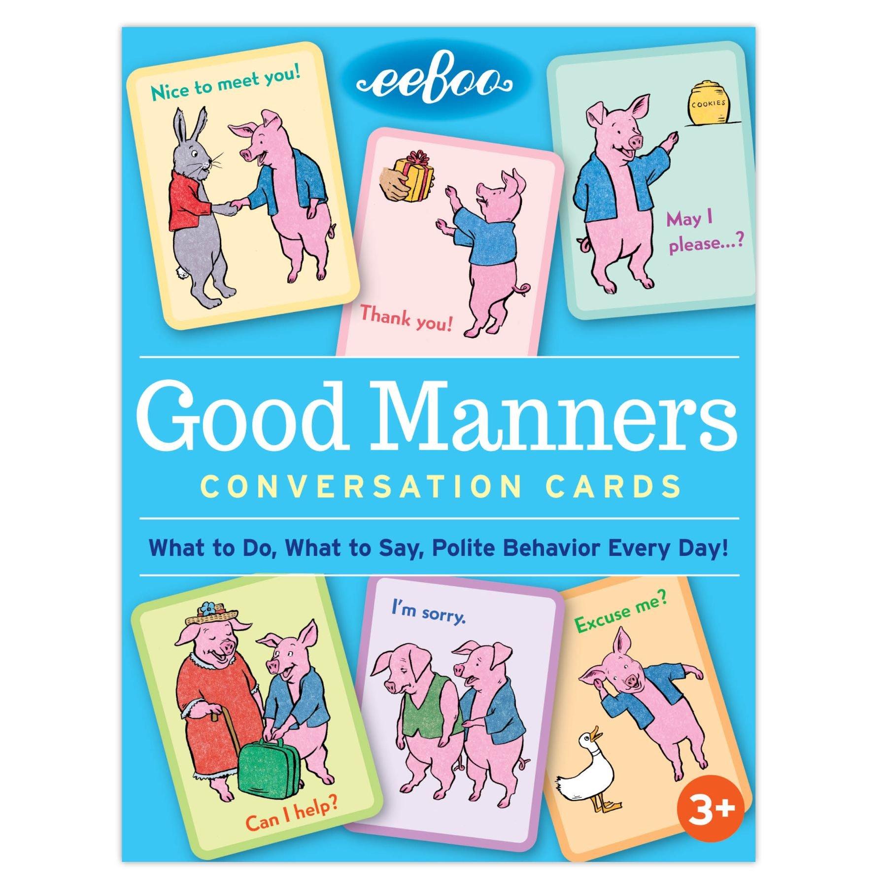 Conversation Cards: Good Manners image number 1