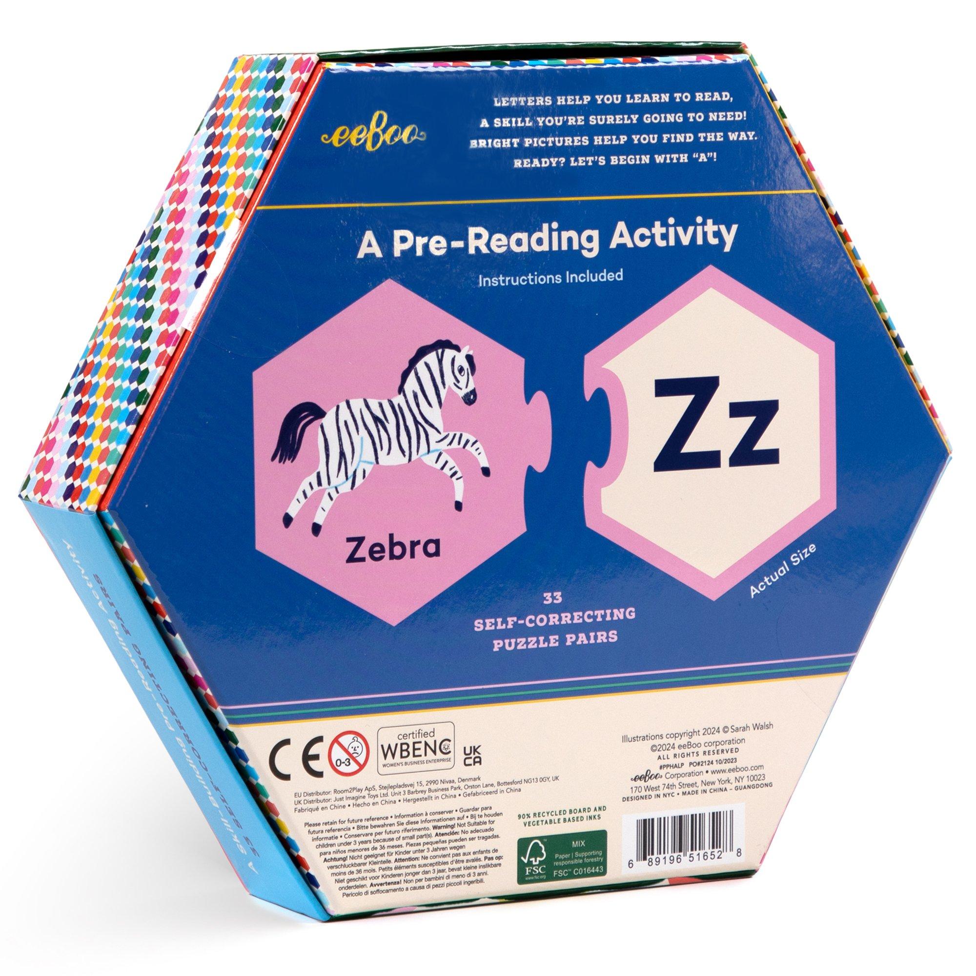 Hexagon Puzzle Pairs: Alphabet image number 1