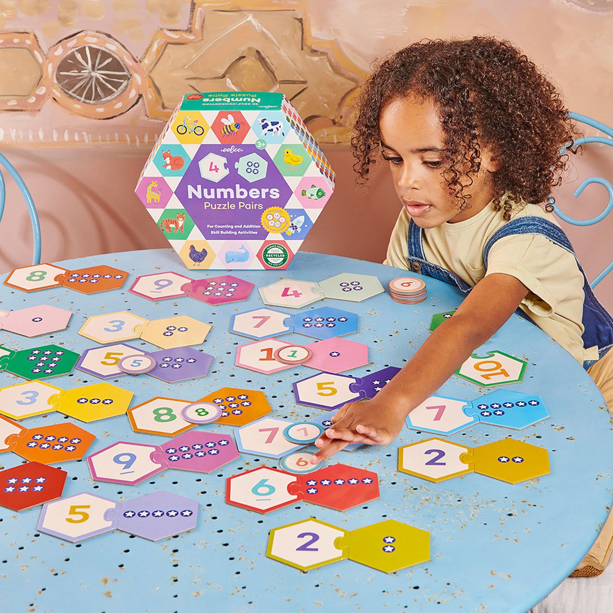 Hexagon Puzzle Pairs: Numbers image number 4