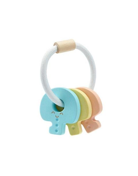 Baby Key Rattle - Pastel
