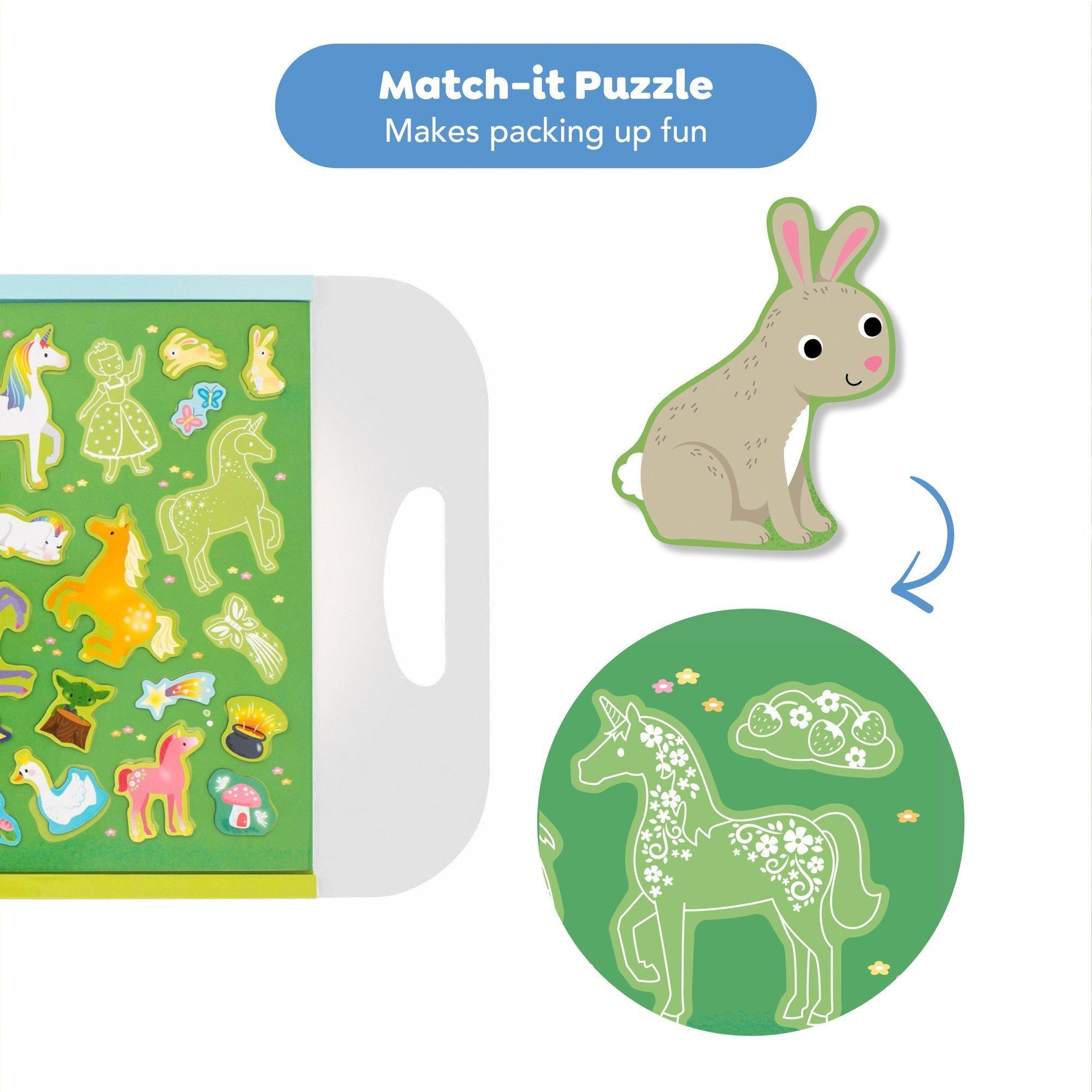 Magna Carry Magnetic Play Scene: Unicorn Kingdom image number 3