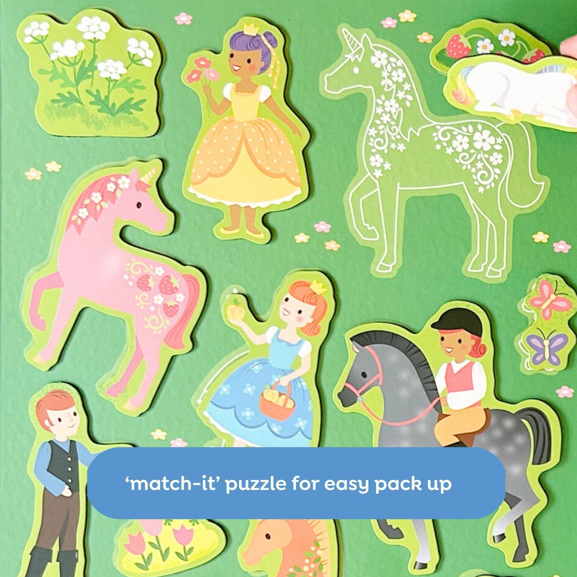 Magna Carry Magnetic Play Scene: Unicorn Kingdom image number 4