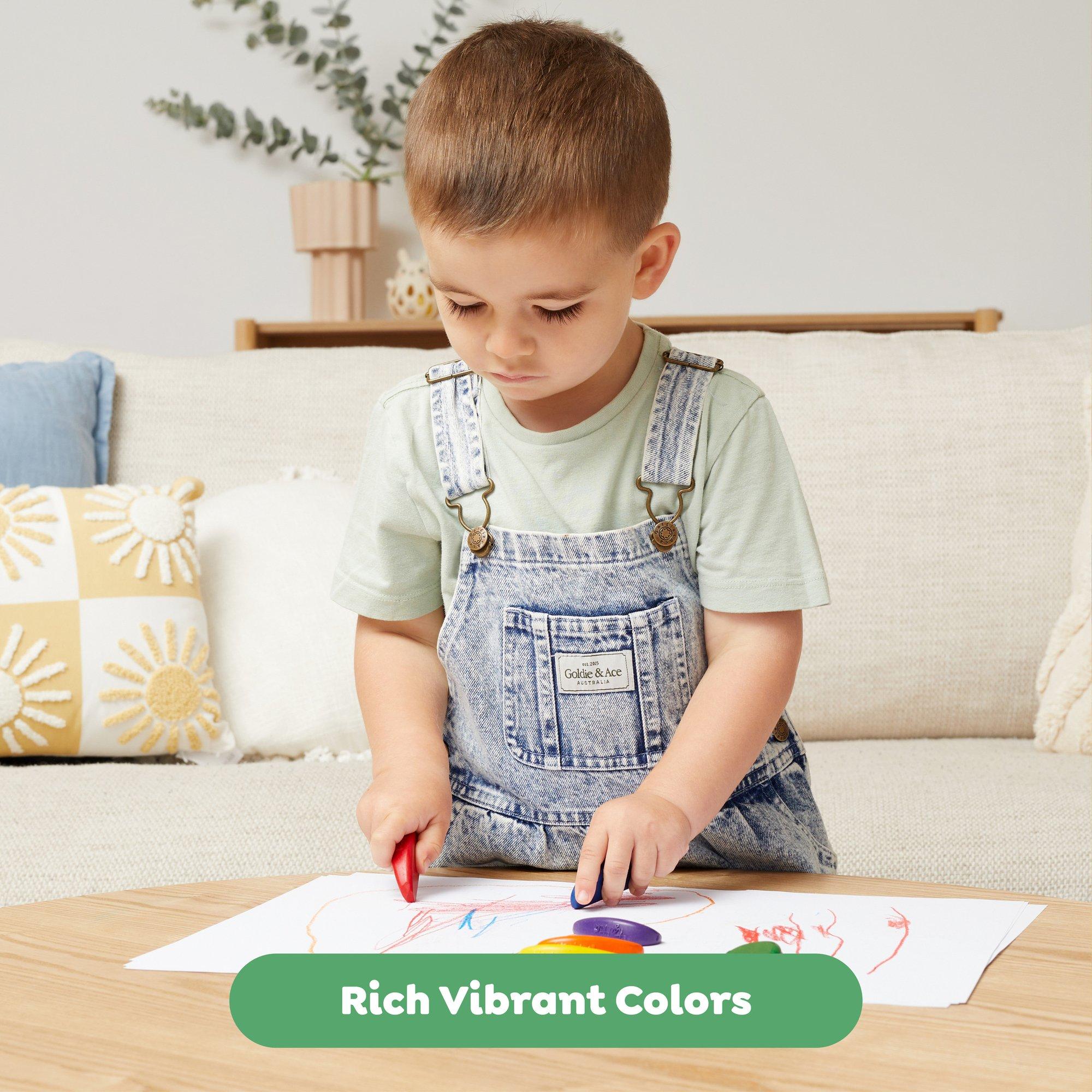 Eco Crayons (Set of 6 Rainbow Crayons) image number 4