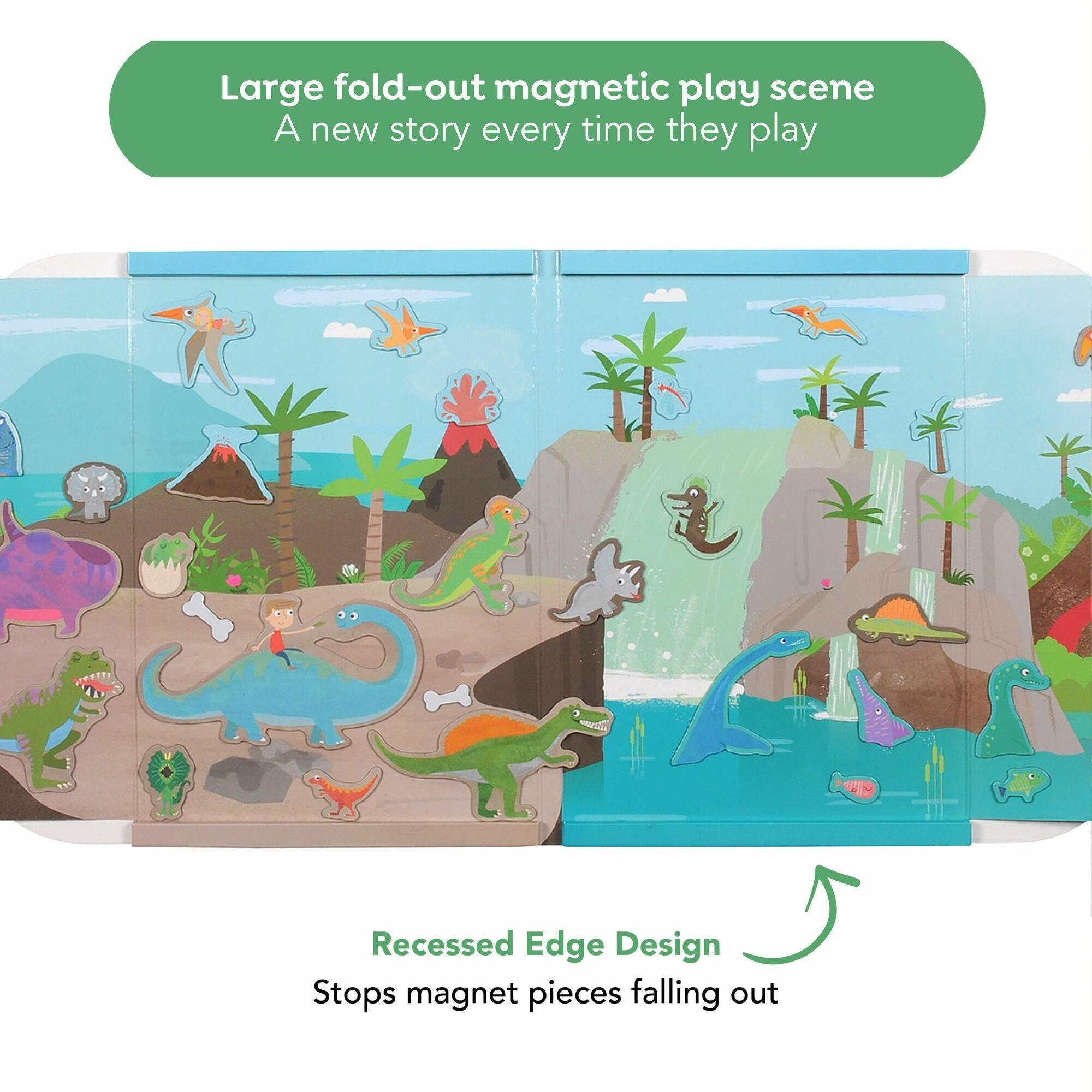 Magna Carry Magnetic Play Scene: Dino World image number 2