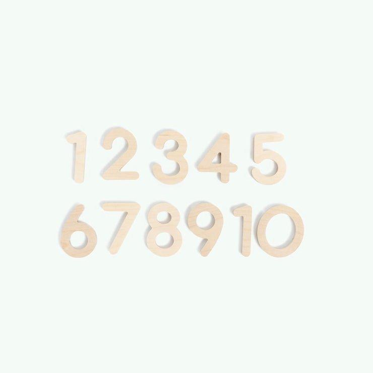 Wooden Numbers