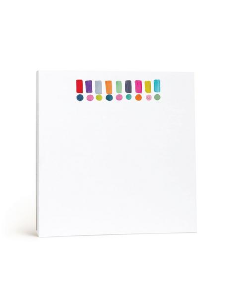 Exclamation Square Notepad