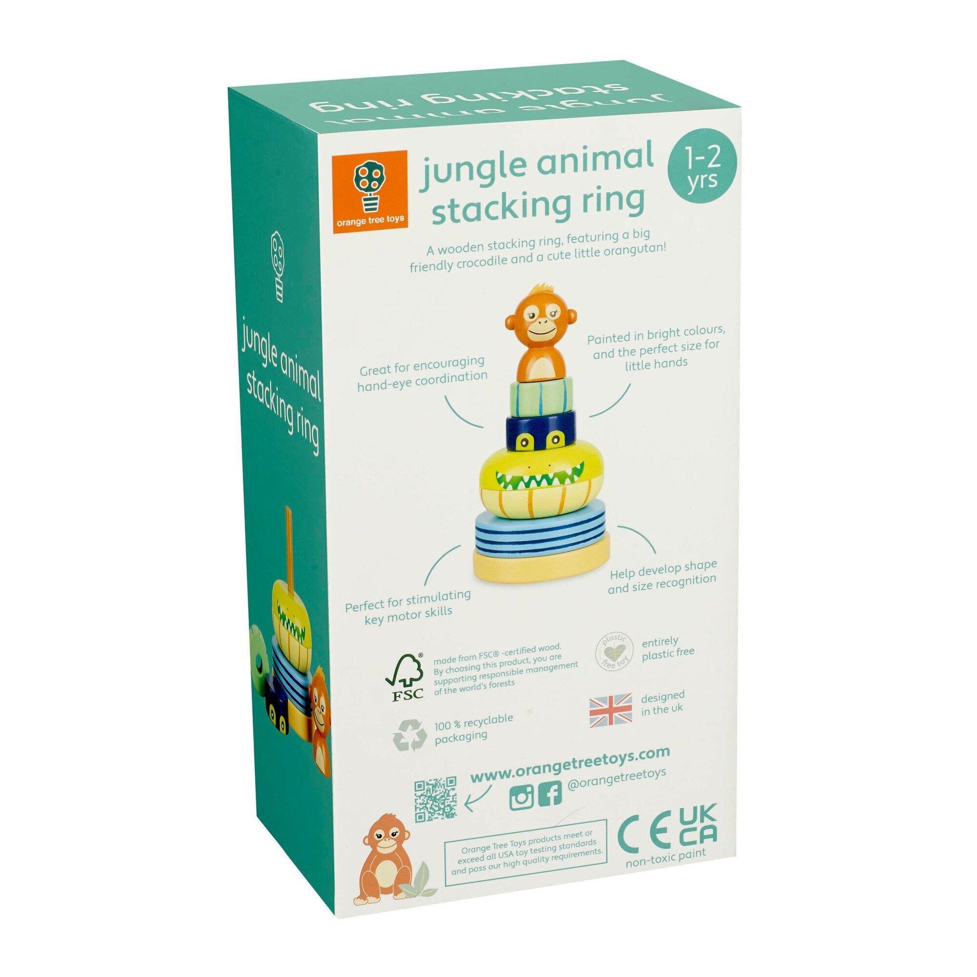 Stacking Ring: Jungle Animals image number 3