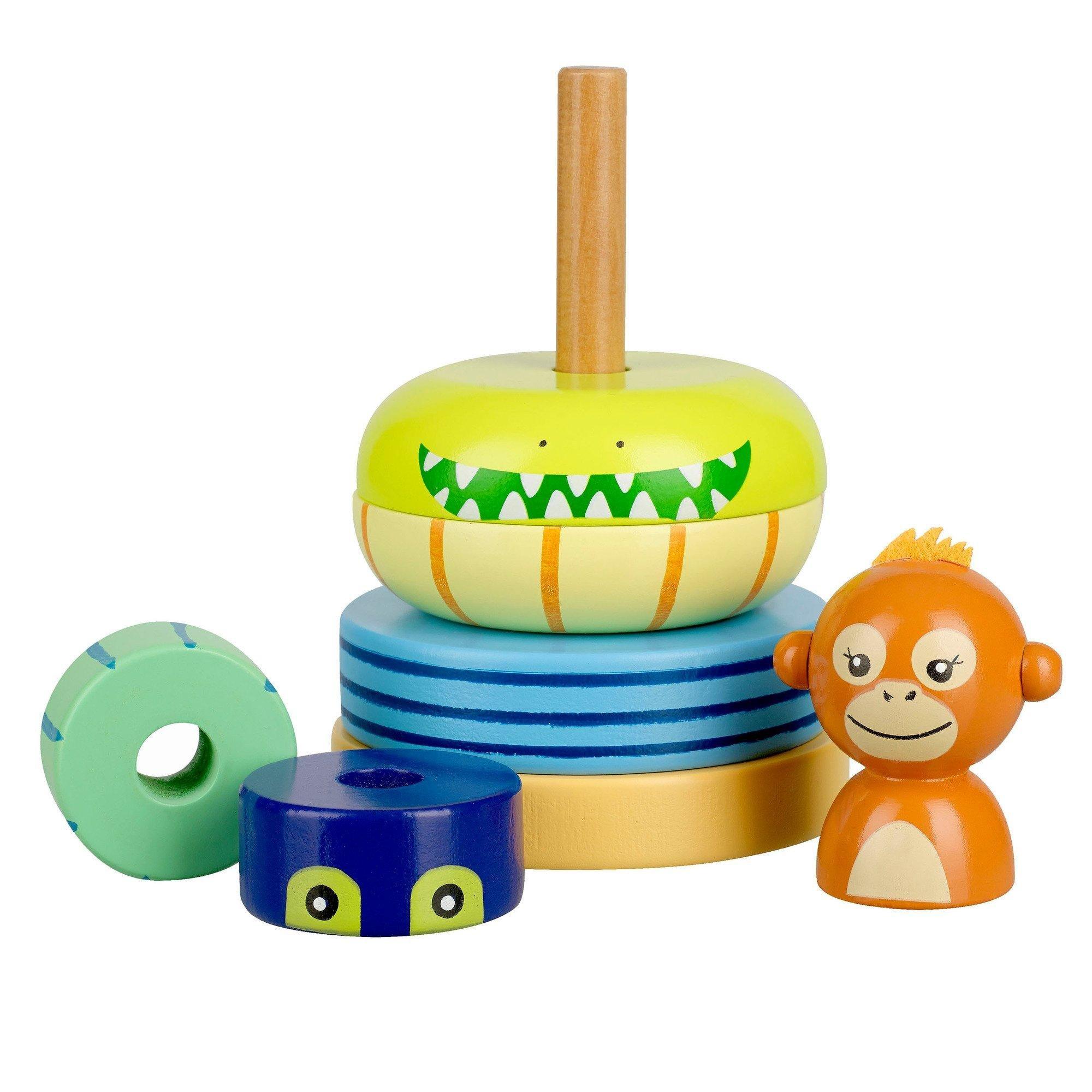 Stacking Ring: Jungle Animals image number 1