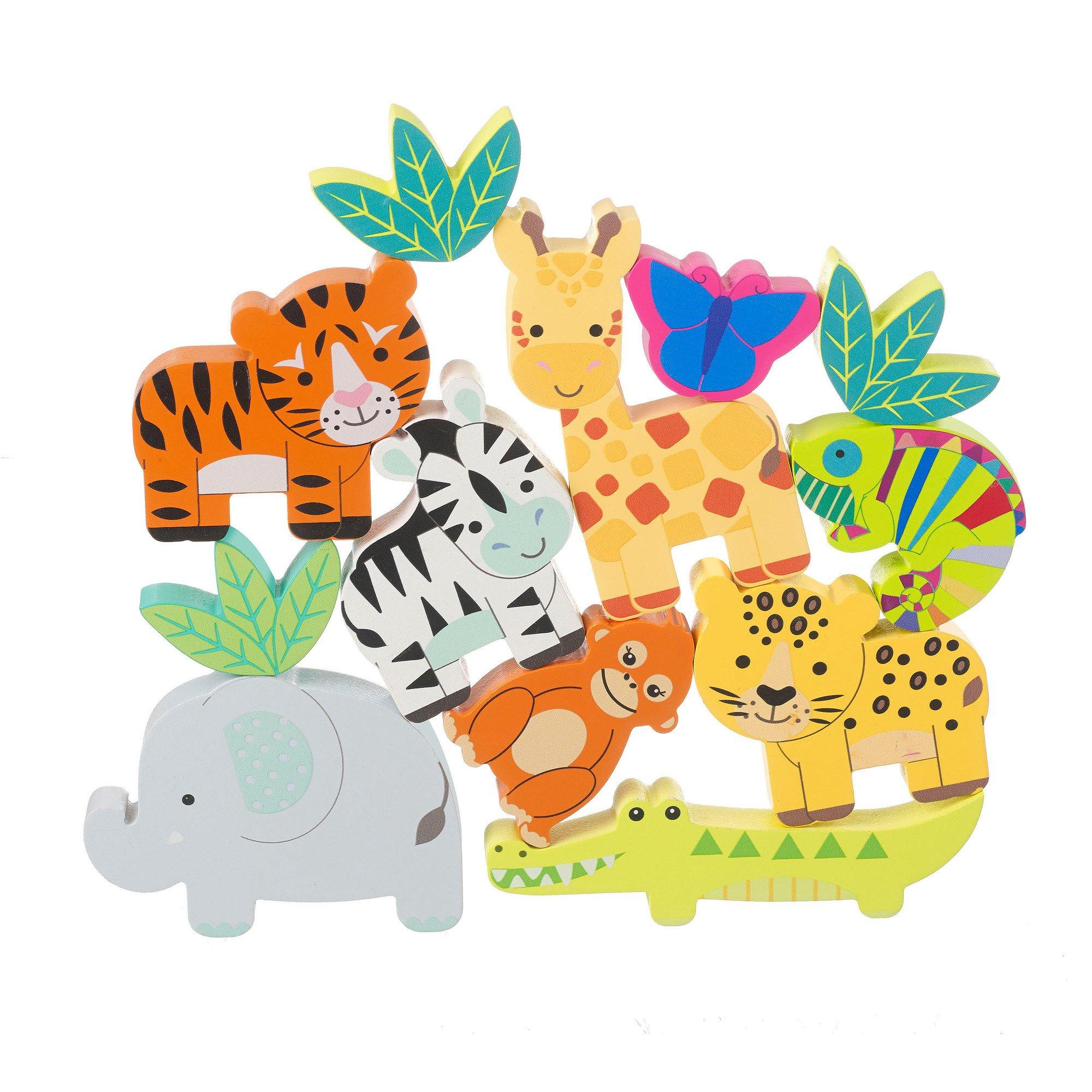 Stacking Jungle Animals Set image number 1