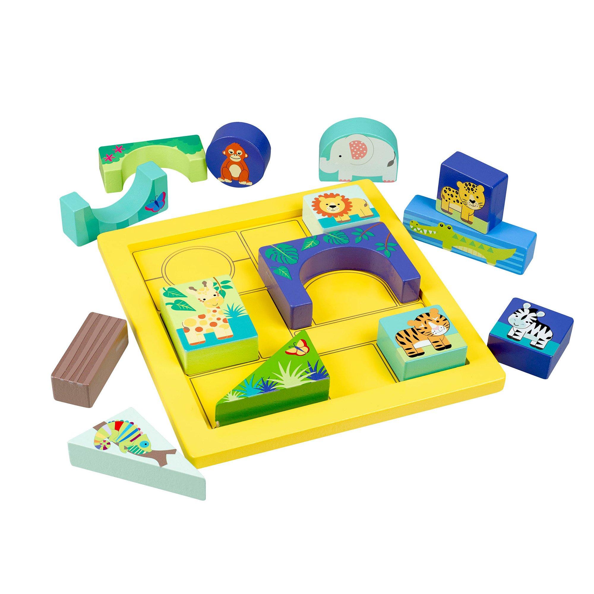 Jungle Animals: Wooden Block Puzzle image number 3