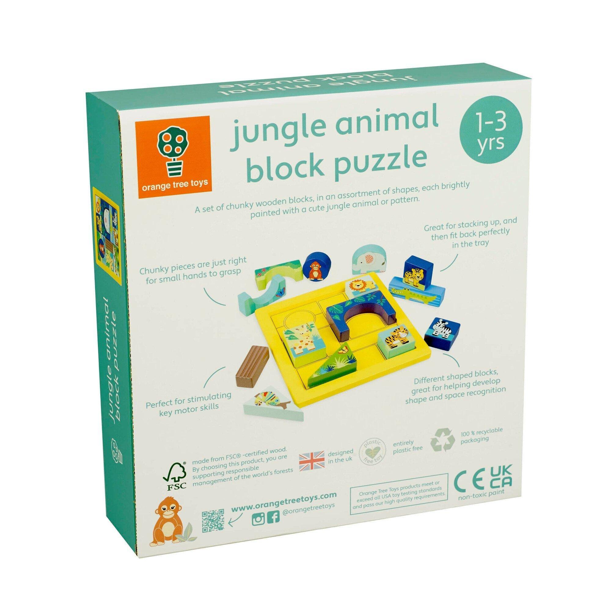 Jungle Animals: Wooden Block Puzzle image number 4