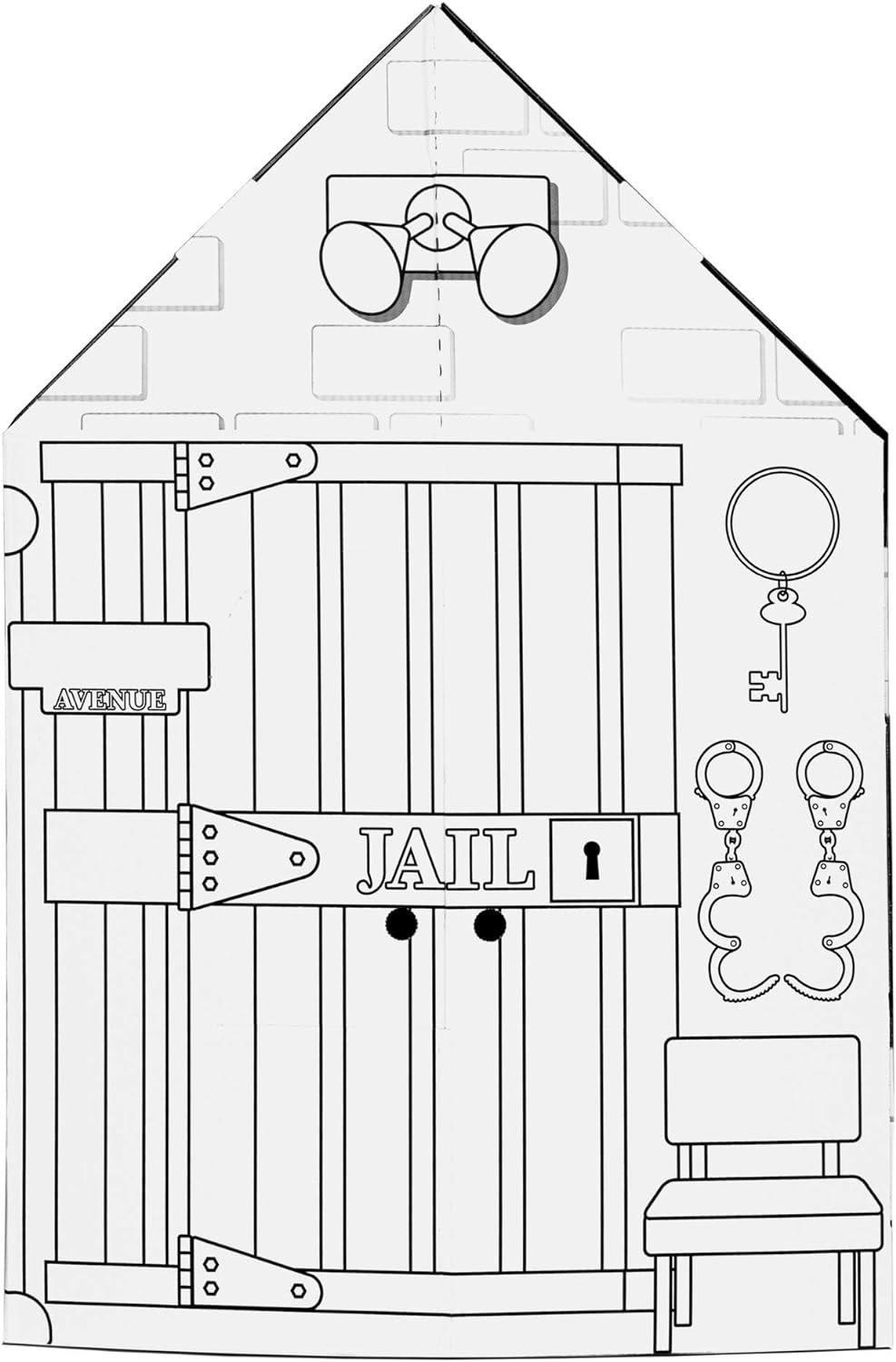 Coloring House - Police and Fire Station image number 3