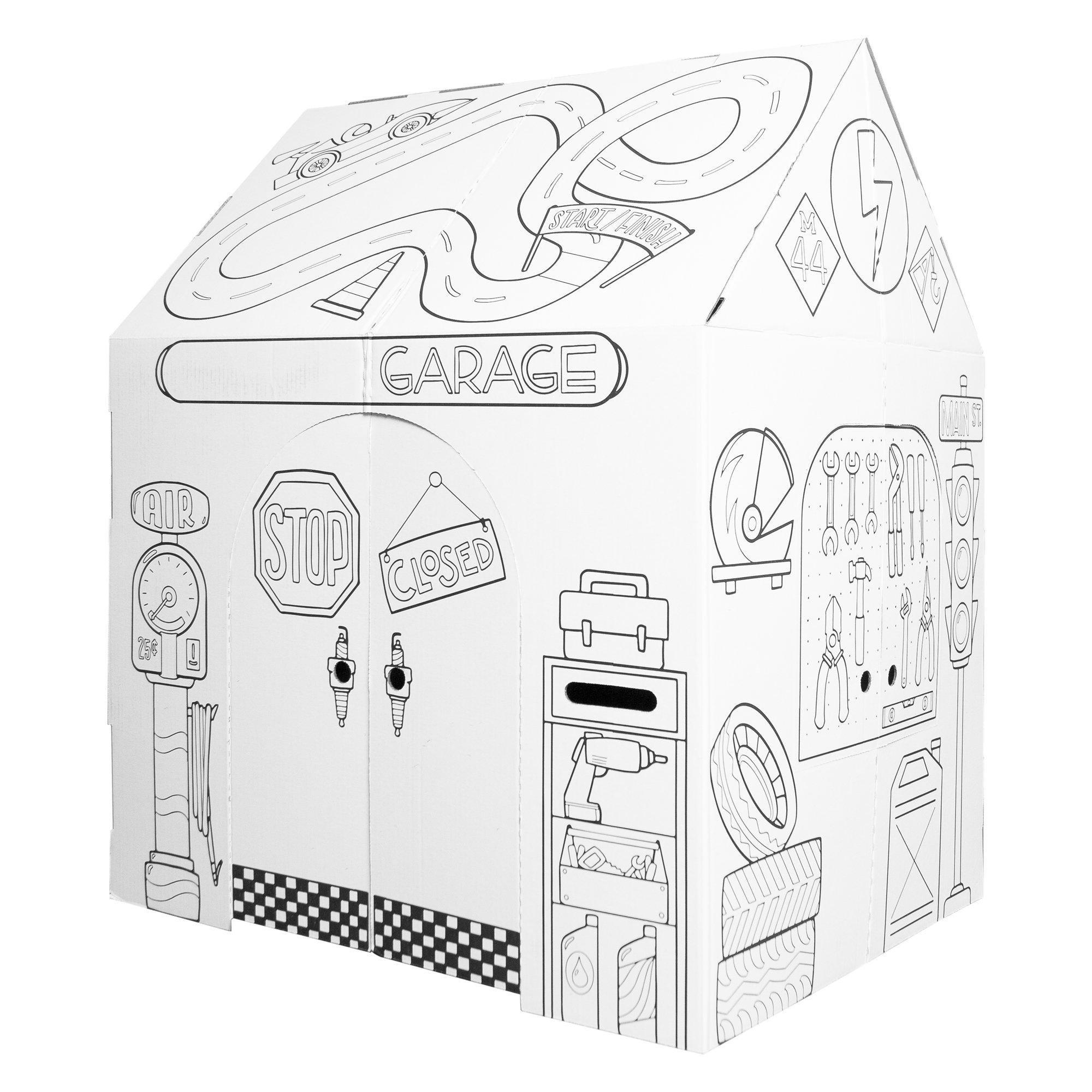 Coloring House - Pit Stop Garage