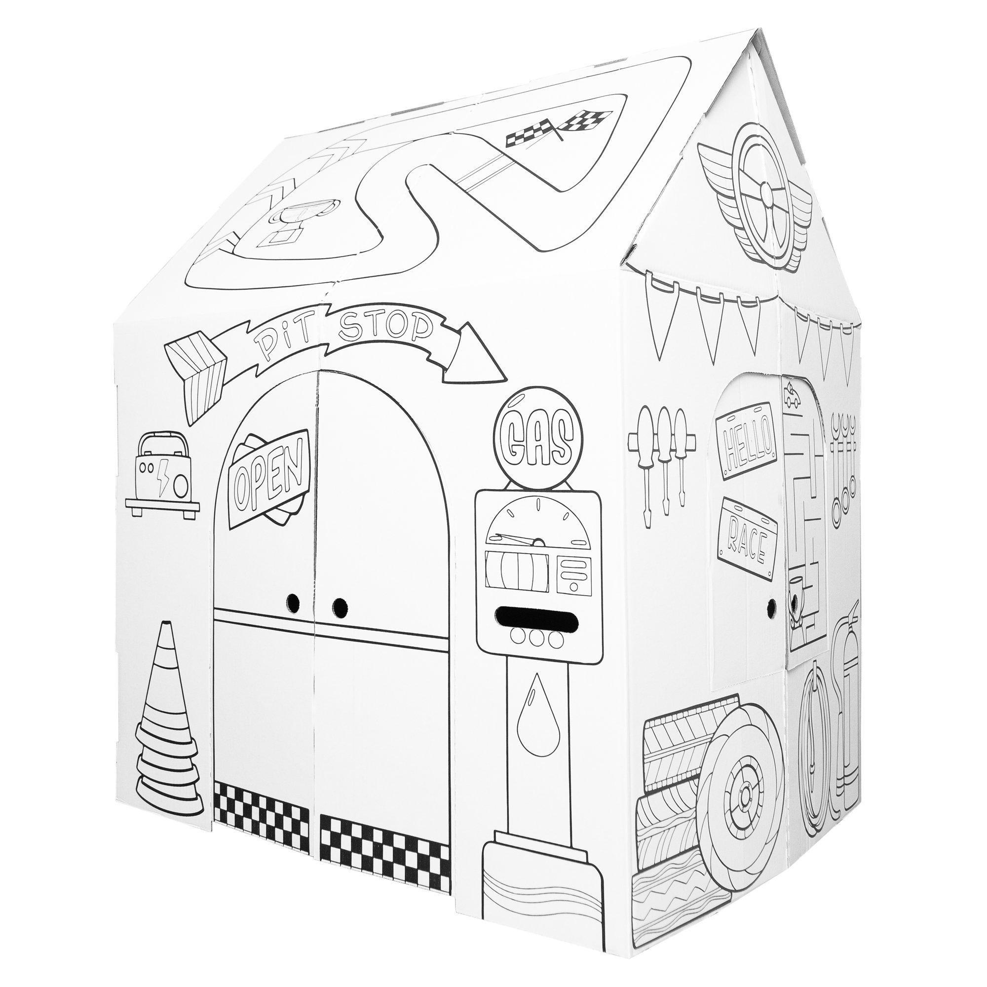 Coloring House - Pit Stop Garage image number 2