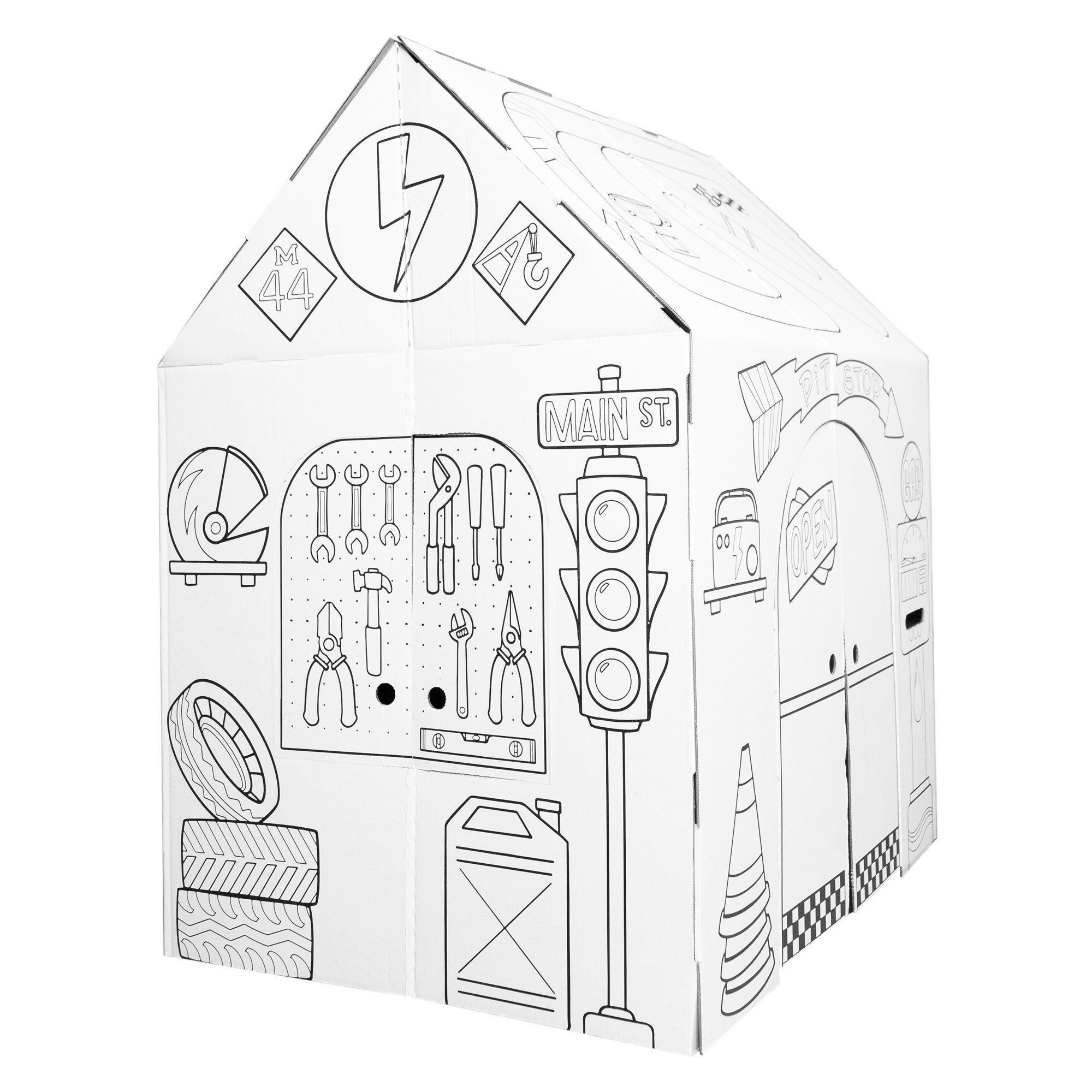 Coloring House - Pit Stop Garage image number 1