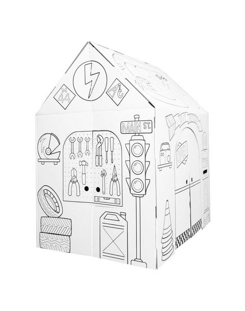 Coloring House - Pit Stop Garage