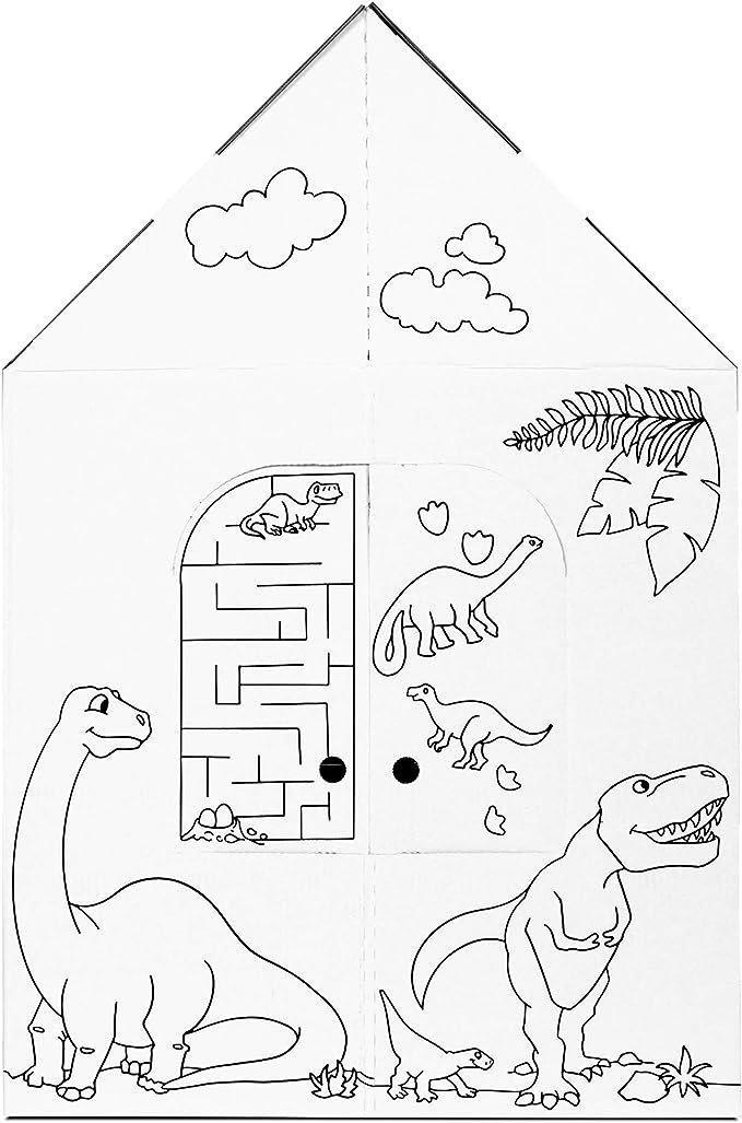 Coloring House - Dinosaur image number 3