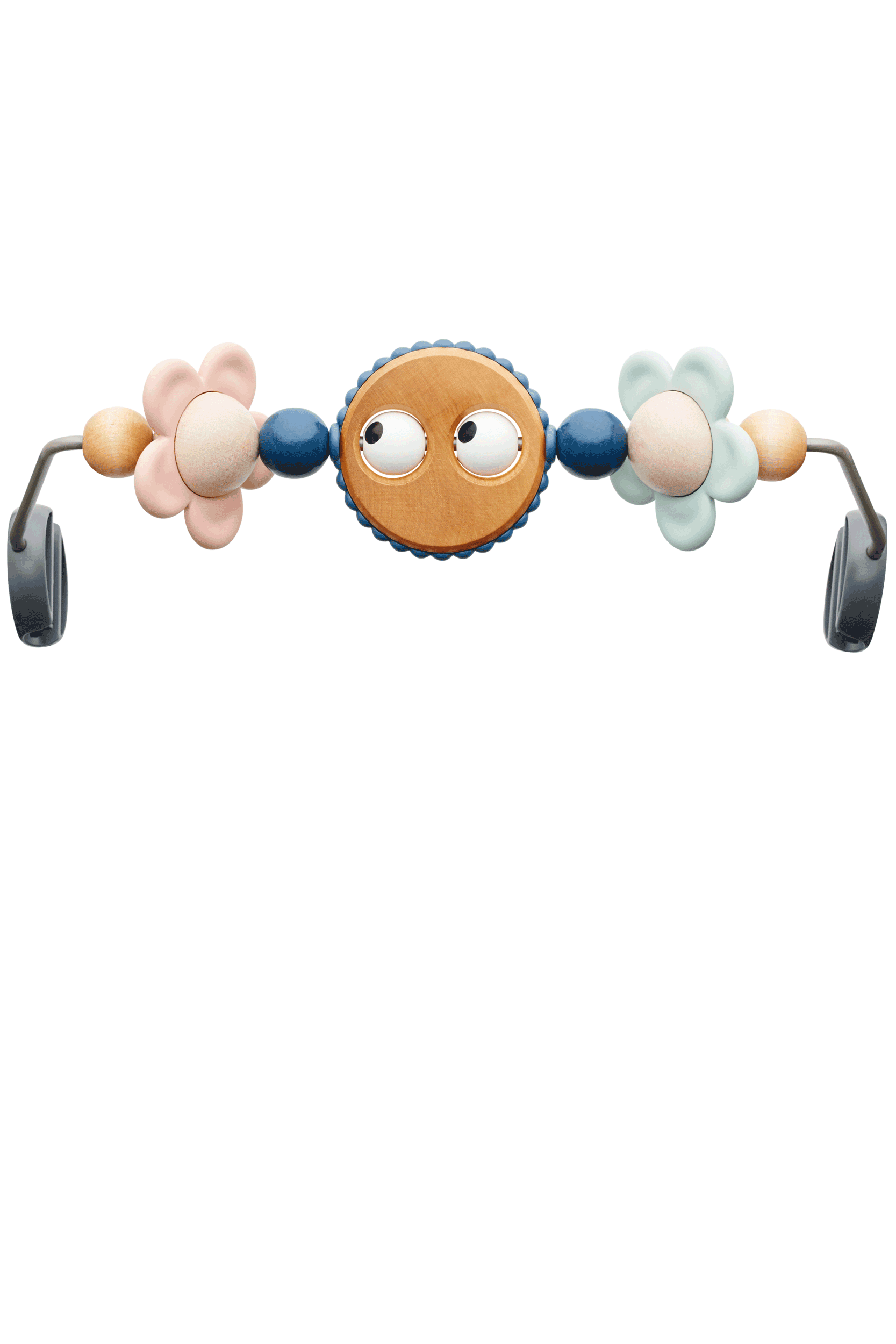 Baby Bouncer Bliss Bundle: Woven/Jersey | Beige/Gray image number 2