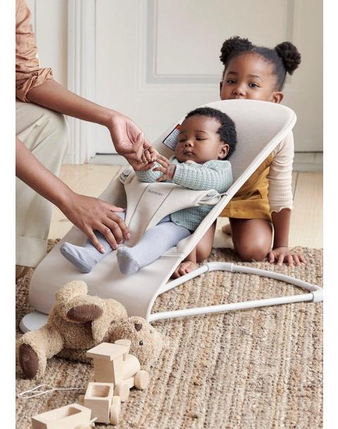 Baby Bouncer Bliss Bundle: 3D Jersey | Light Beige
