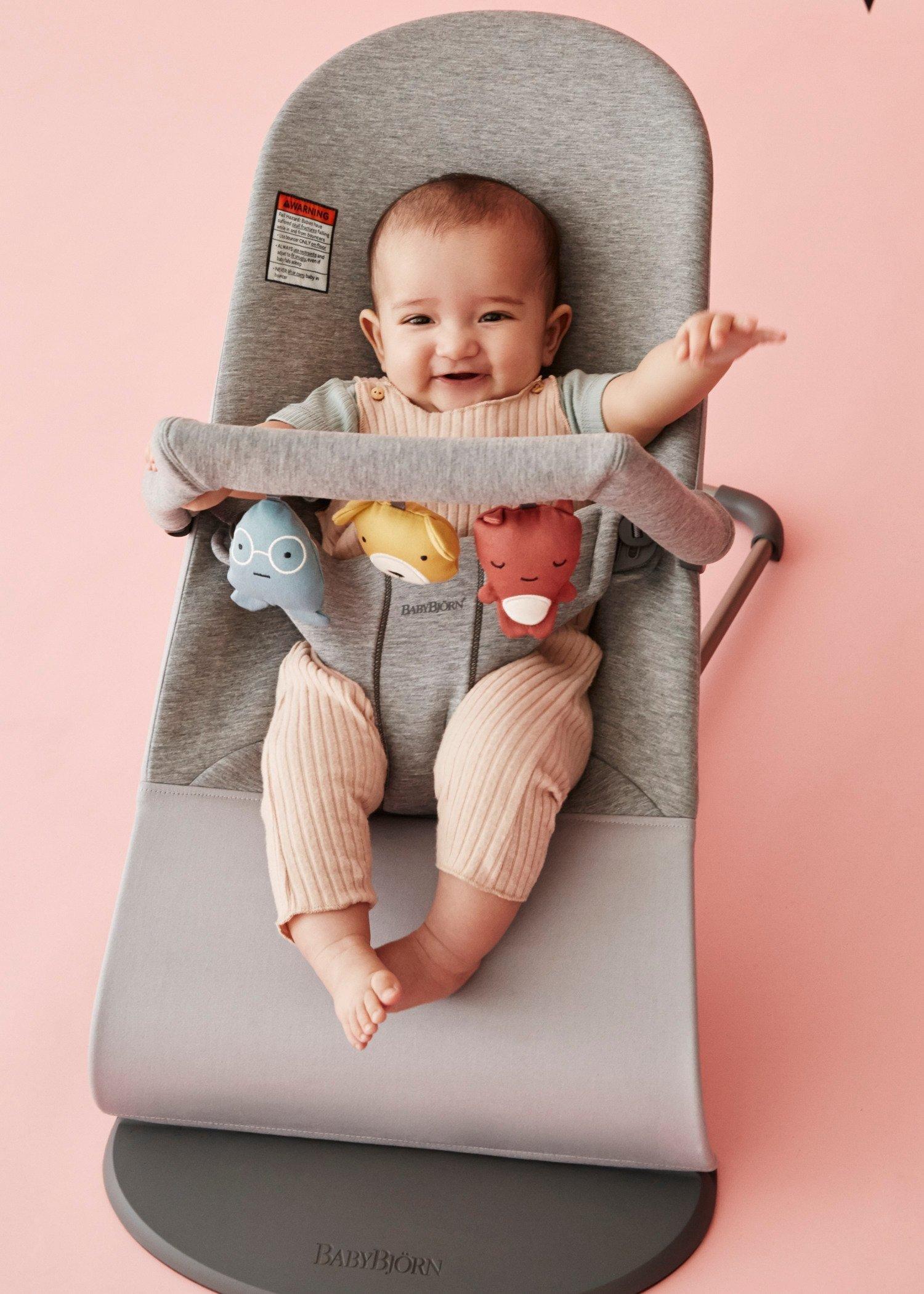 Baby Bouncer Bliss Bundle: 3D Jersey | Light Gray image number 2