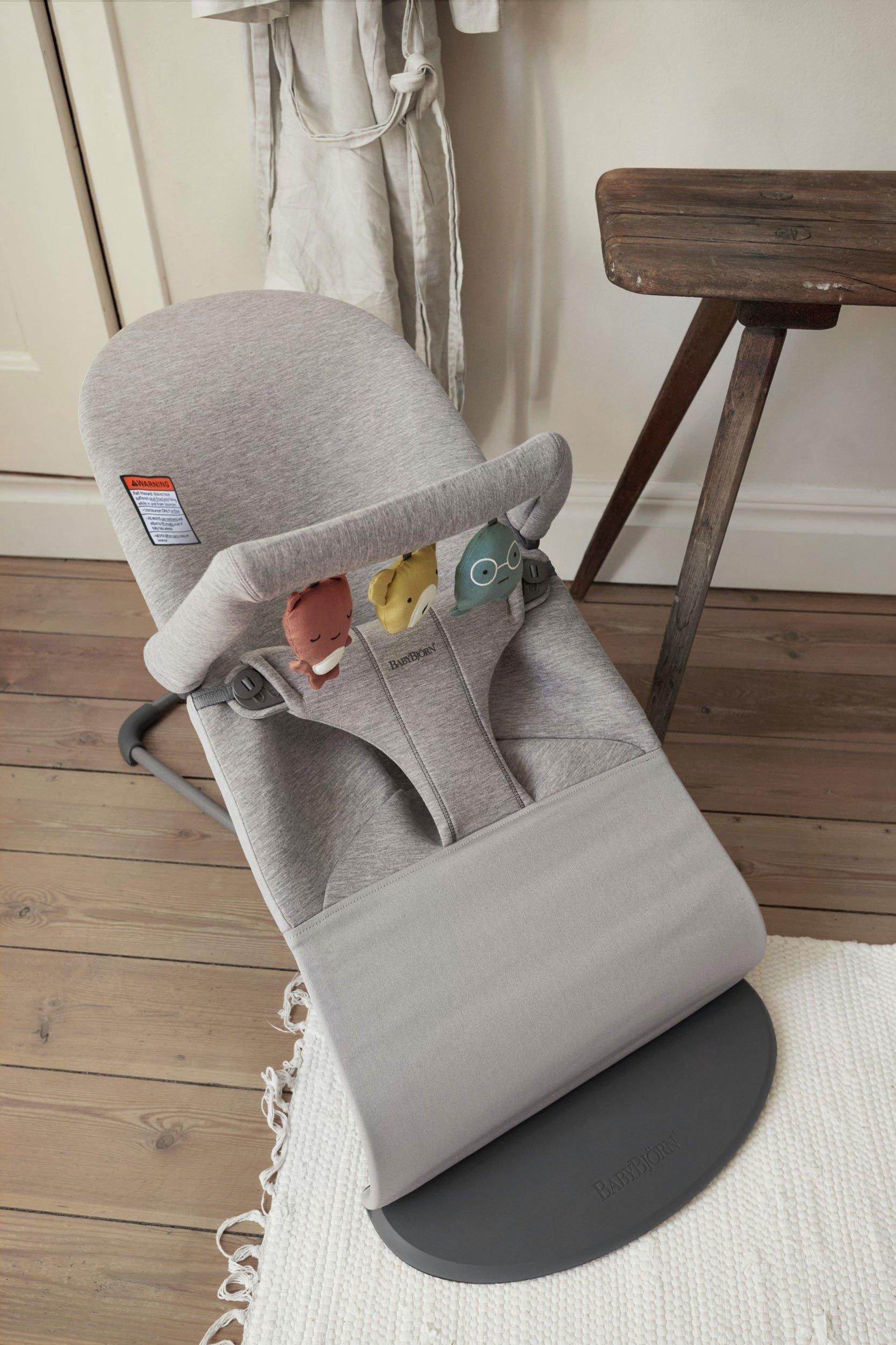 Baby Bouncer Bliss Bundle: 3D Jersey | Light Gray image number 3