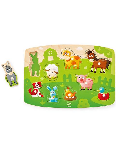 Peg Puzzle: Farmyard