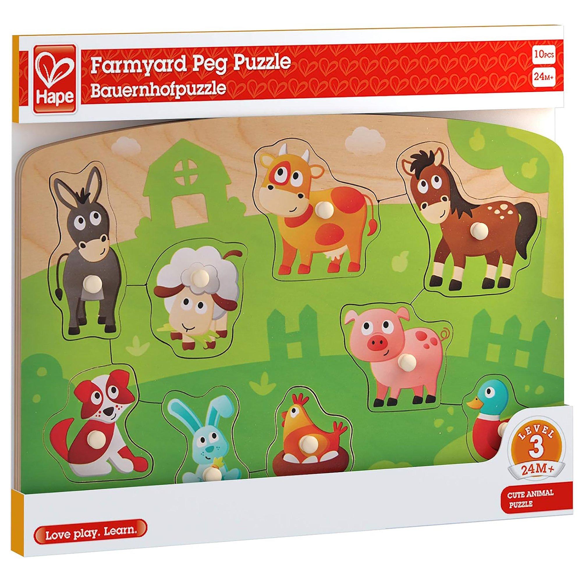 Peg Puzzle: Farmyard image number 2