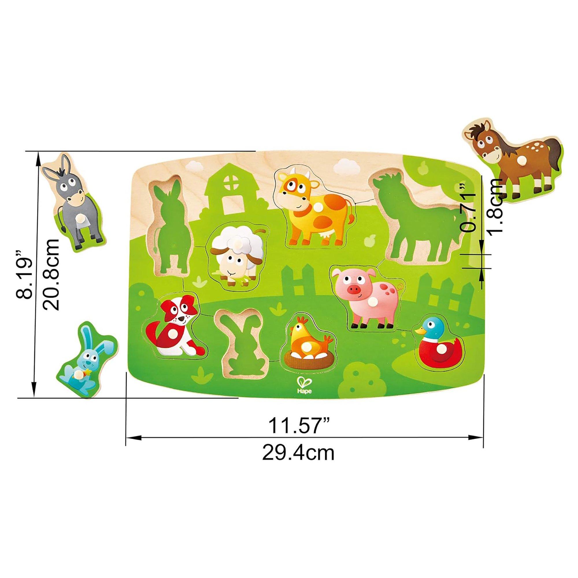 Peg Puzzle: Farmyard image number 3