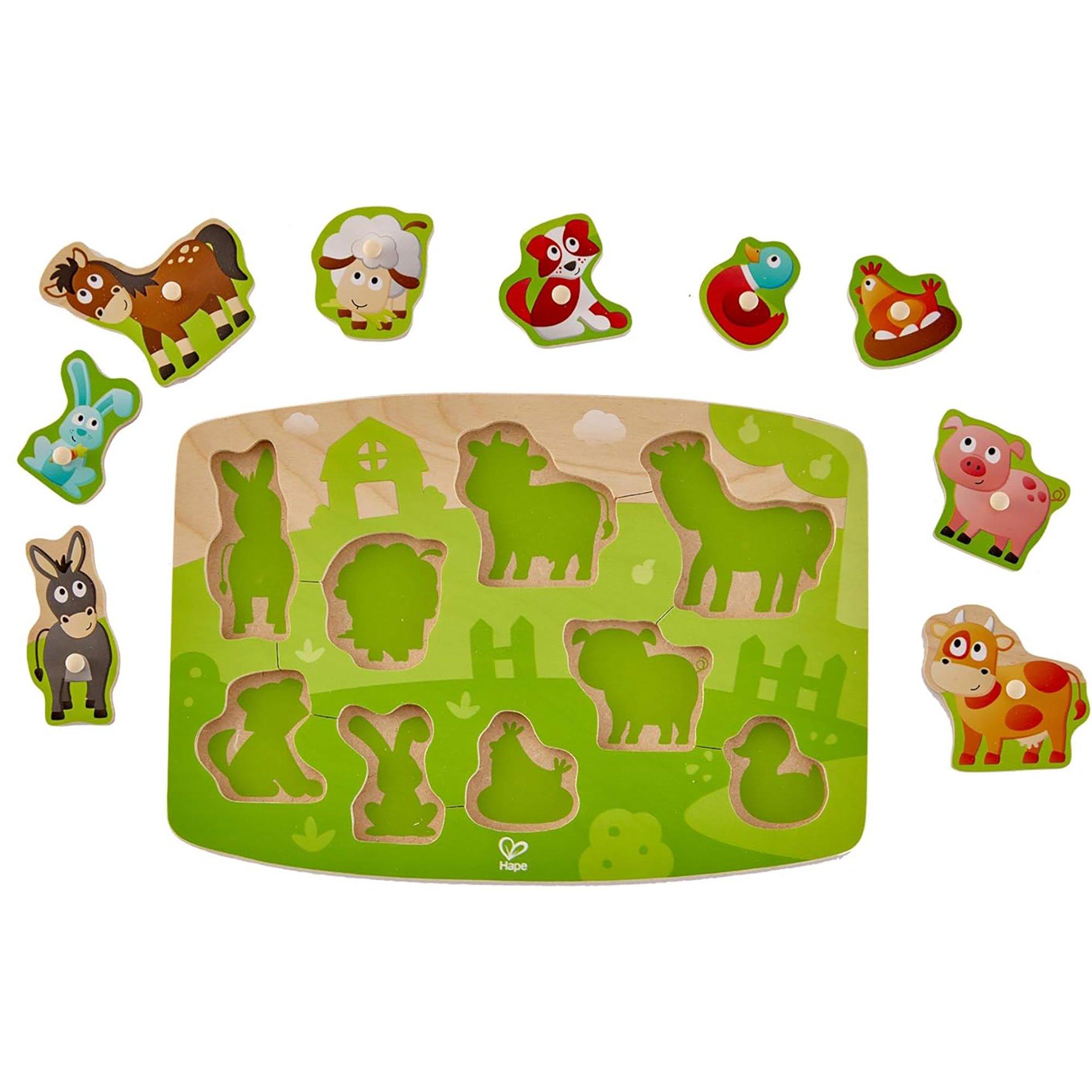 Peg Puzzle: Farmyard image number 1