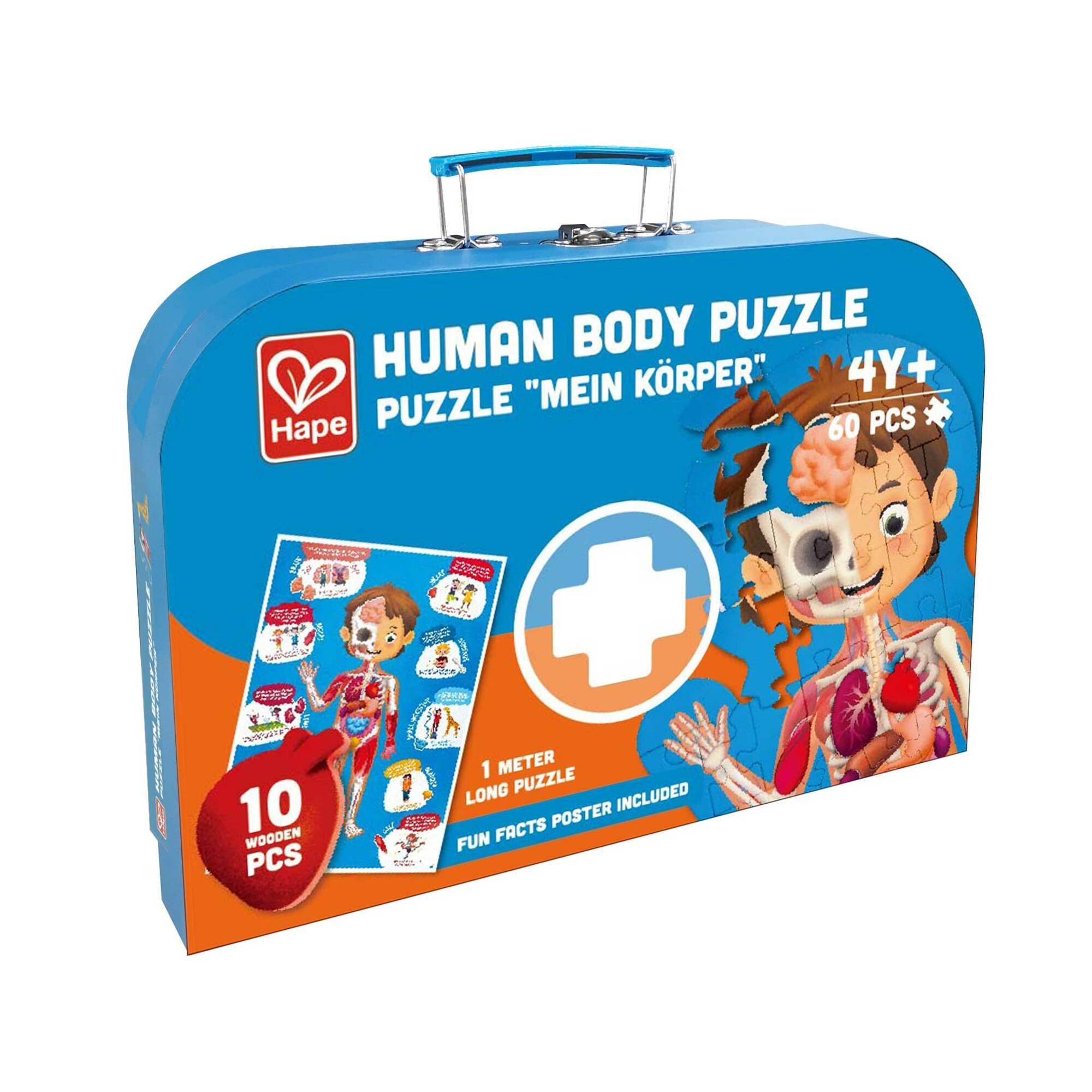 Human Body Puzzle - 60 Oversized Pieces image number 1