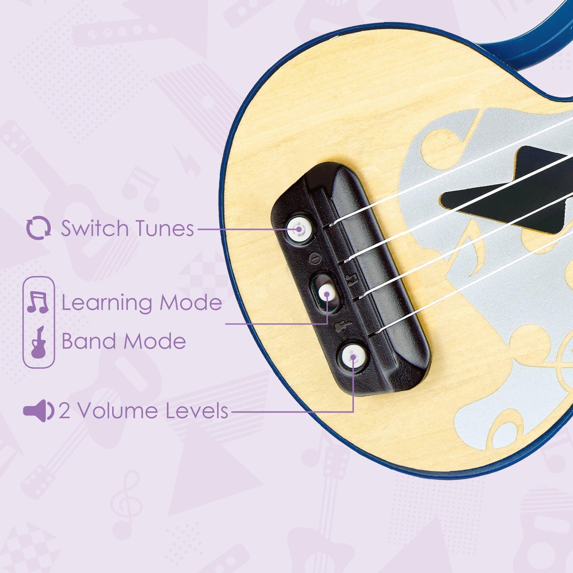 Learn With Lights: Electronic Ukulele - Blue image number 2