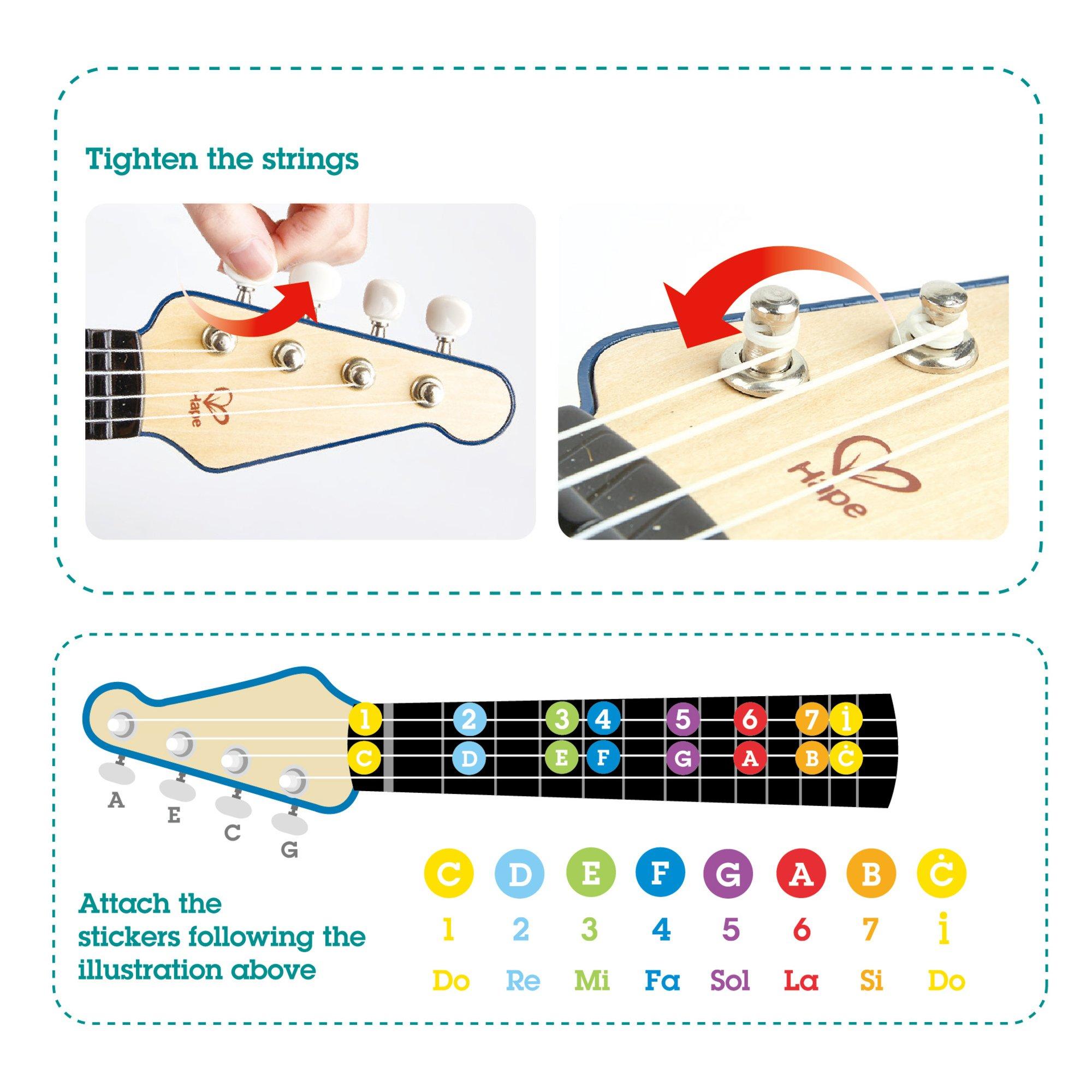 Learn With Lights: Electronic Ukulele - Blue image number 3