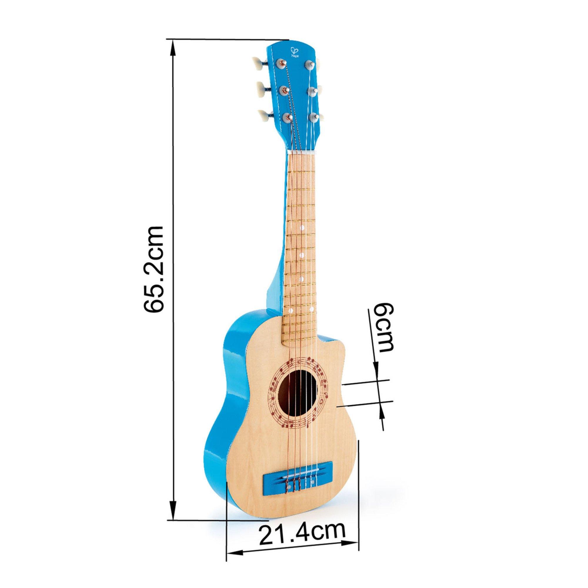 Wooden Instrument: First Musical Guitar - Blue Lagoon image number 2