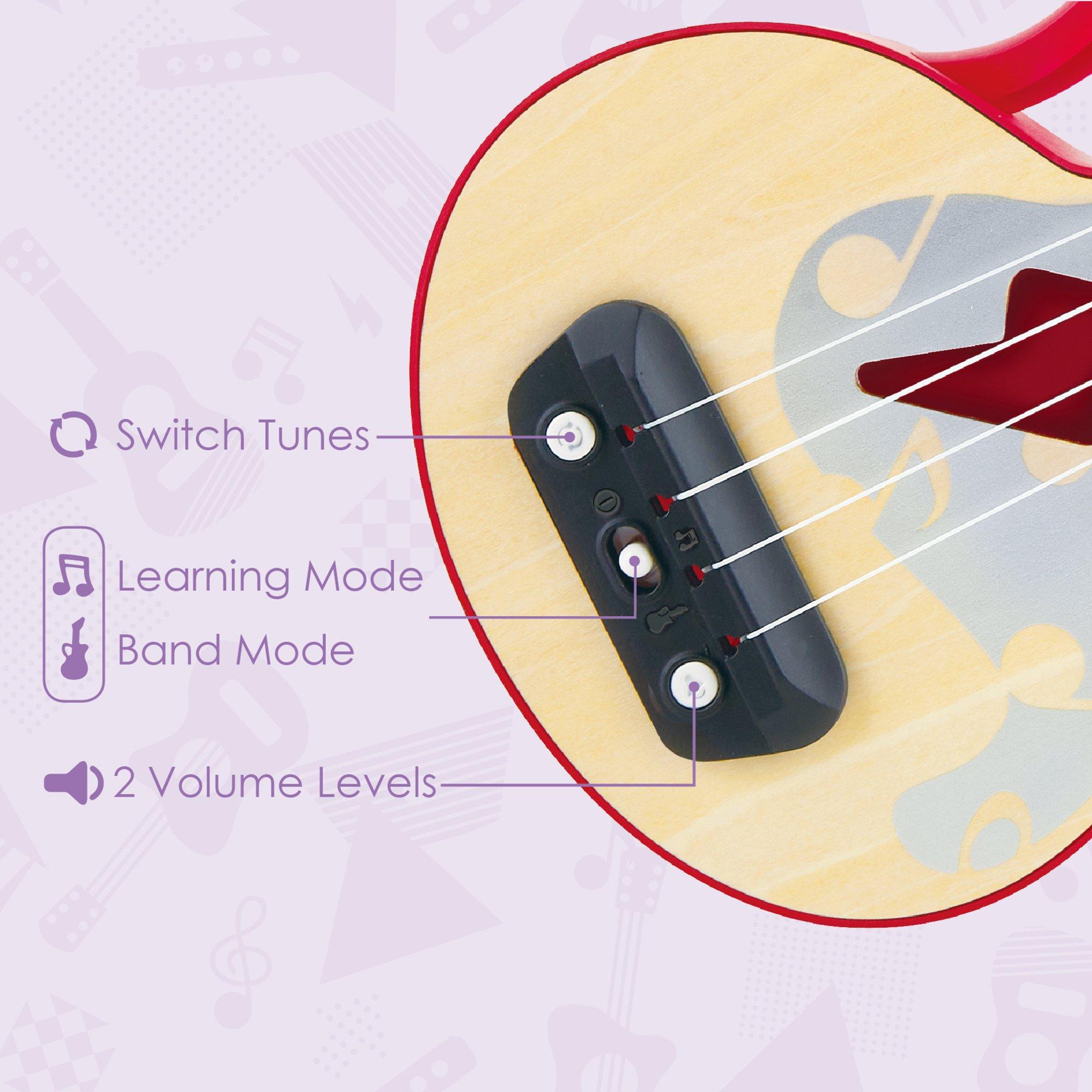 Learn With Lights: Electronic Ukulele - Red image number 2