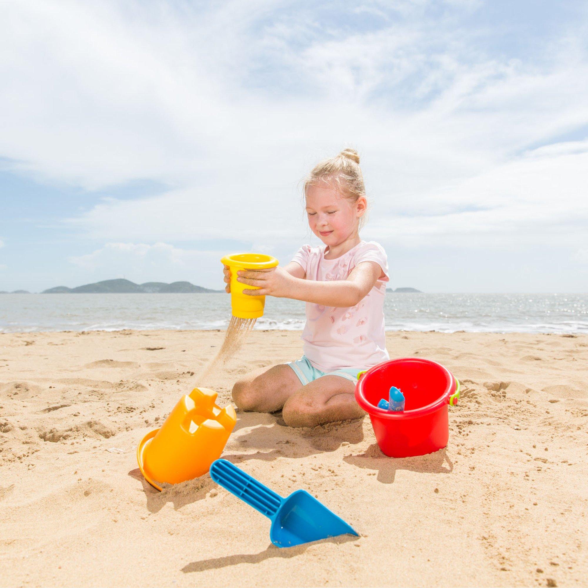 5-In-1 Beach Set - Buckets & Shovels image number 3
