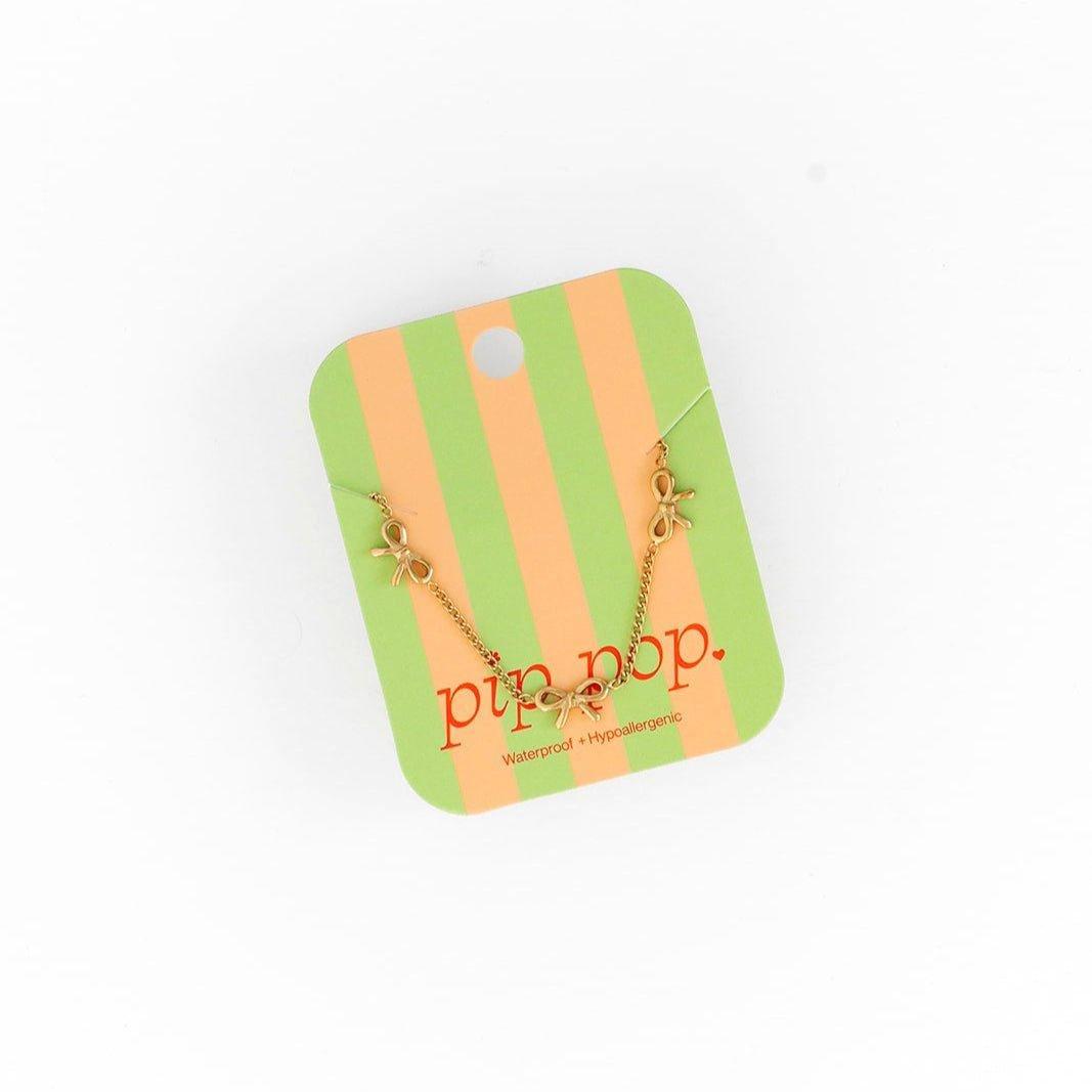 Bow Repeat Necklace image number 1