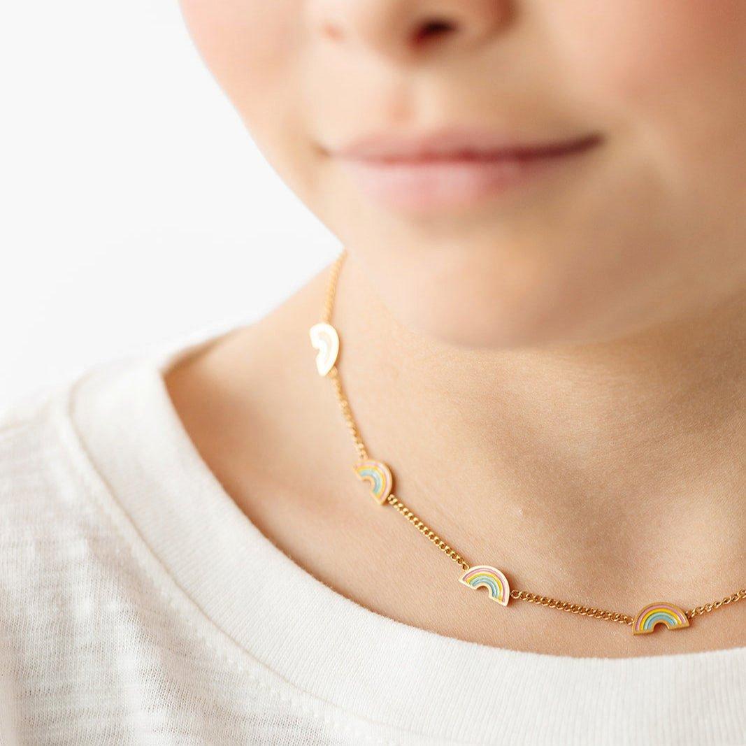 Rainbow Repeat Necklace image number 1