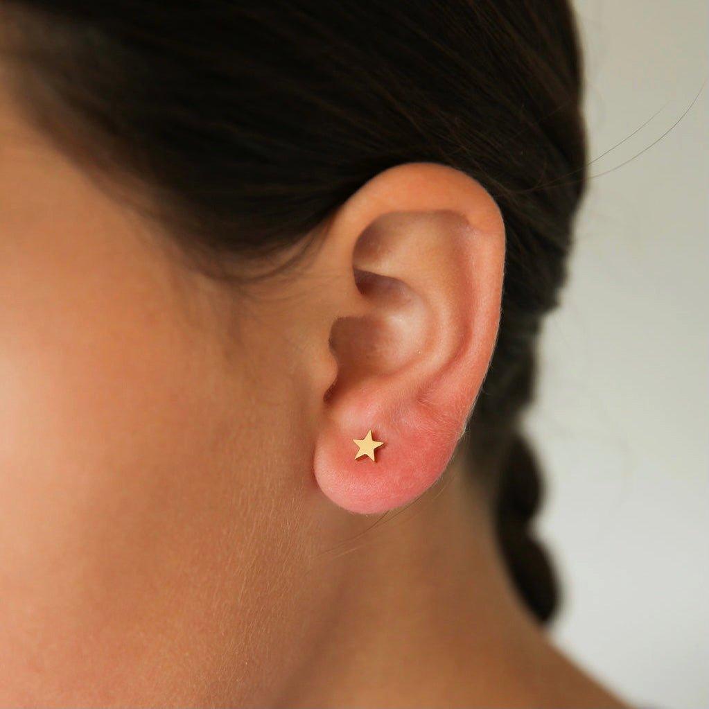 Star Stud Earrings image number 1
