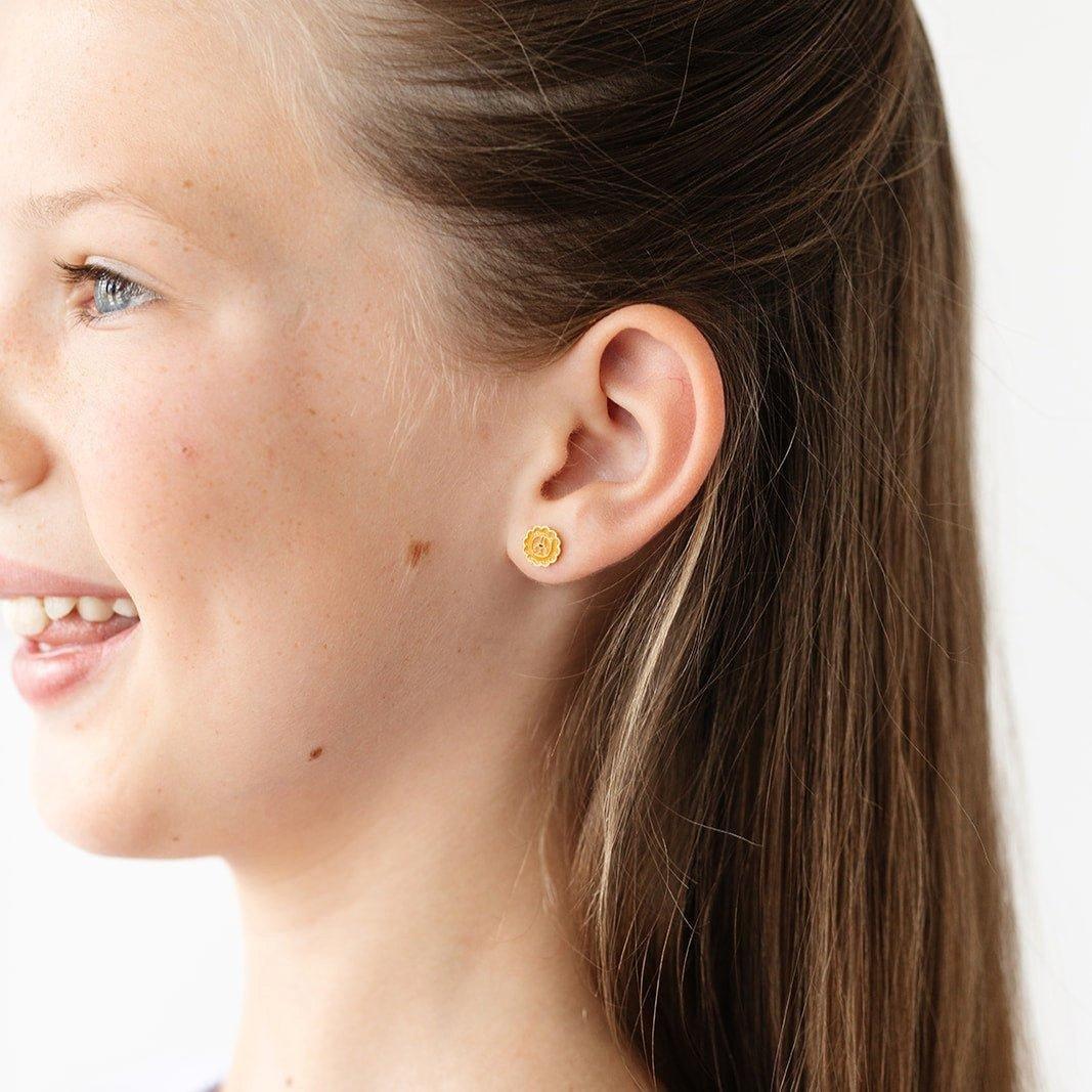 Lion Stud Earrings image number 3