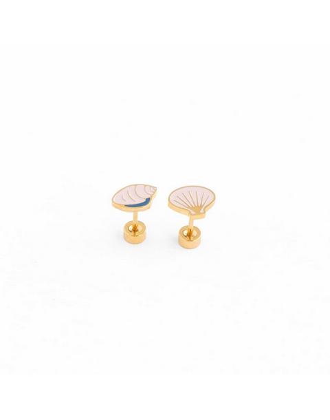 Shell Stud Earrings