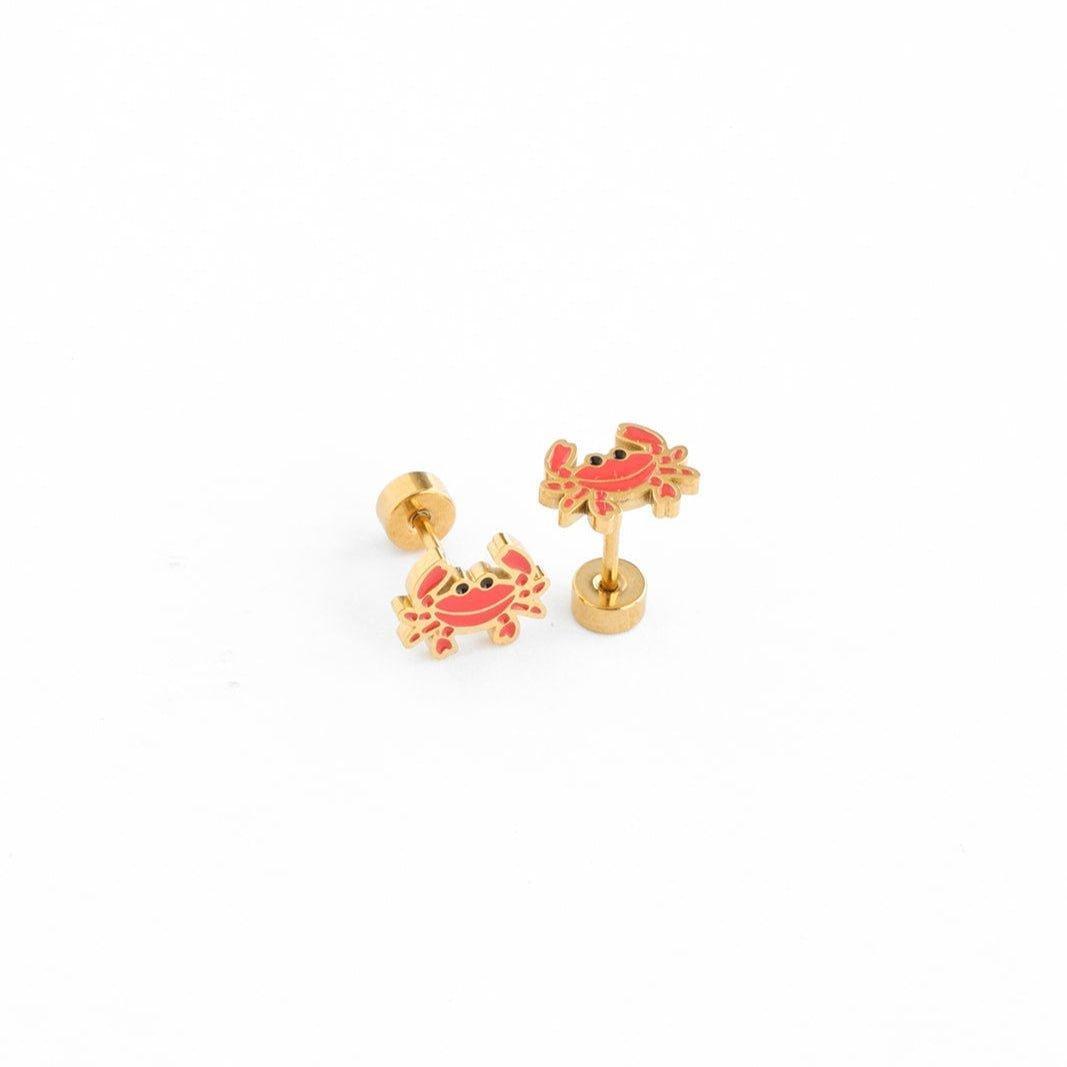 Crab Stud Earrings image number 3