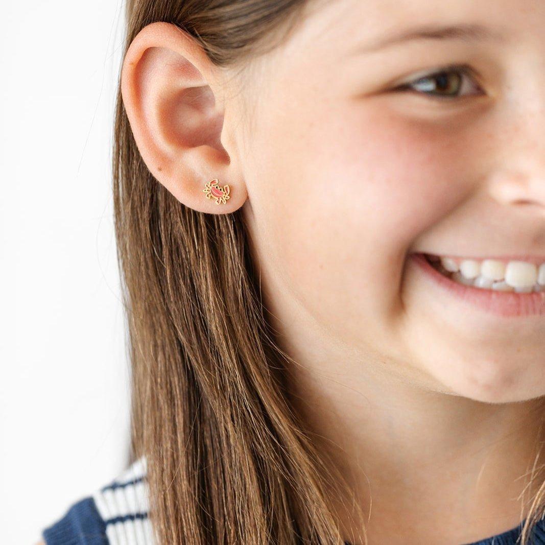 Crab Stud Earrings image number 1