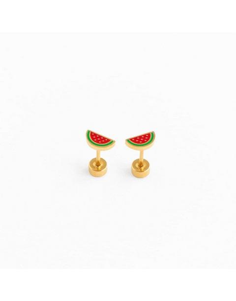 Watermelon Stud Earrings