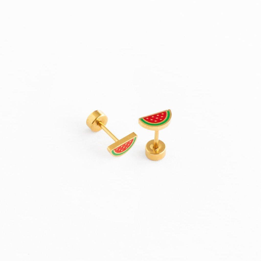 Watermelon Stud Earrings image number 3