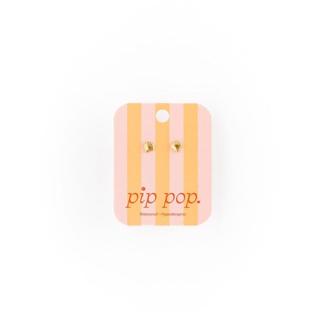Seashell Stud Earrings image number 2